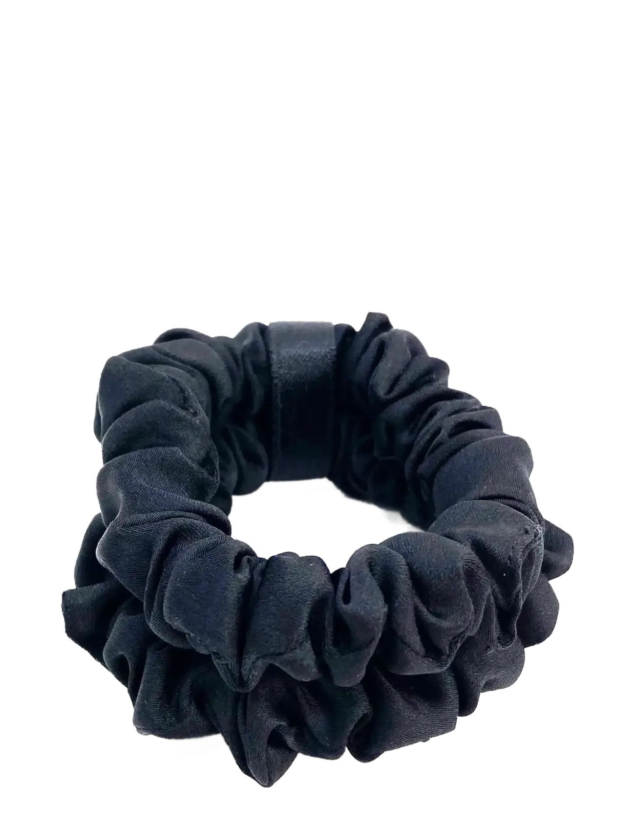 Pipol's Bazaar Delize De Luxe Scrunchie Black 2 pcs - Haarschmuck - BLACK / black
