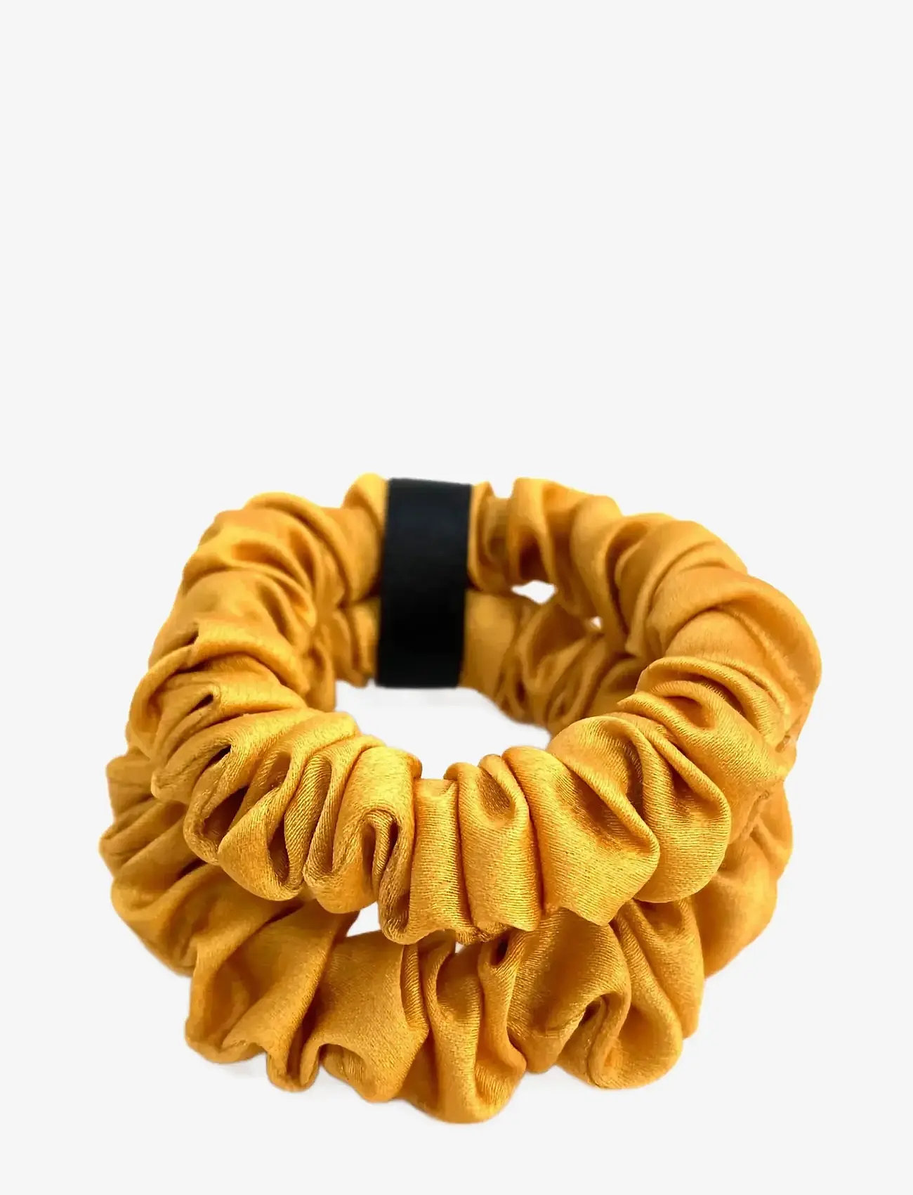 Pipol's Bazaar - Delize De Luxe Scrunchie Mustard 2 pcs - hårsnoddar - yellow - 0