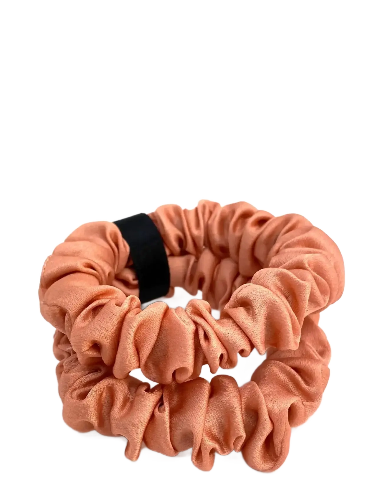 Pipol's Bazaar Delize De Luxe Scrunchie Pink 2 pcs - PIPOL'S BAZAAR - PINK / coral
