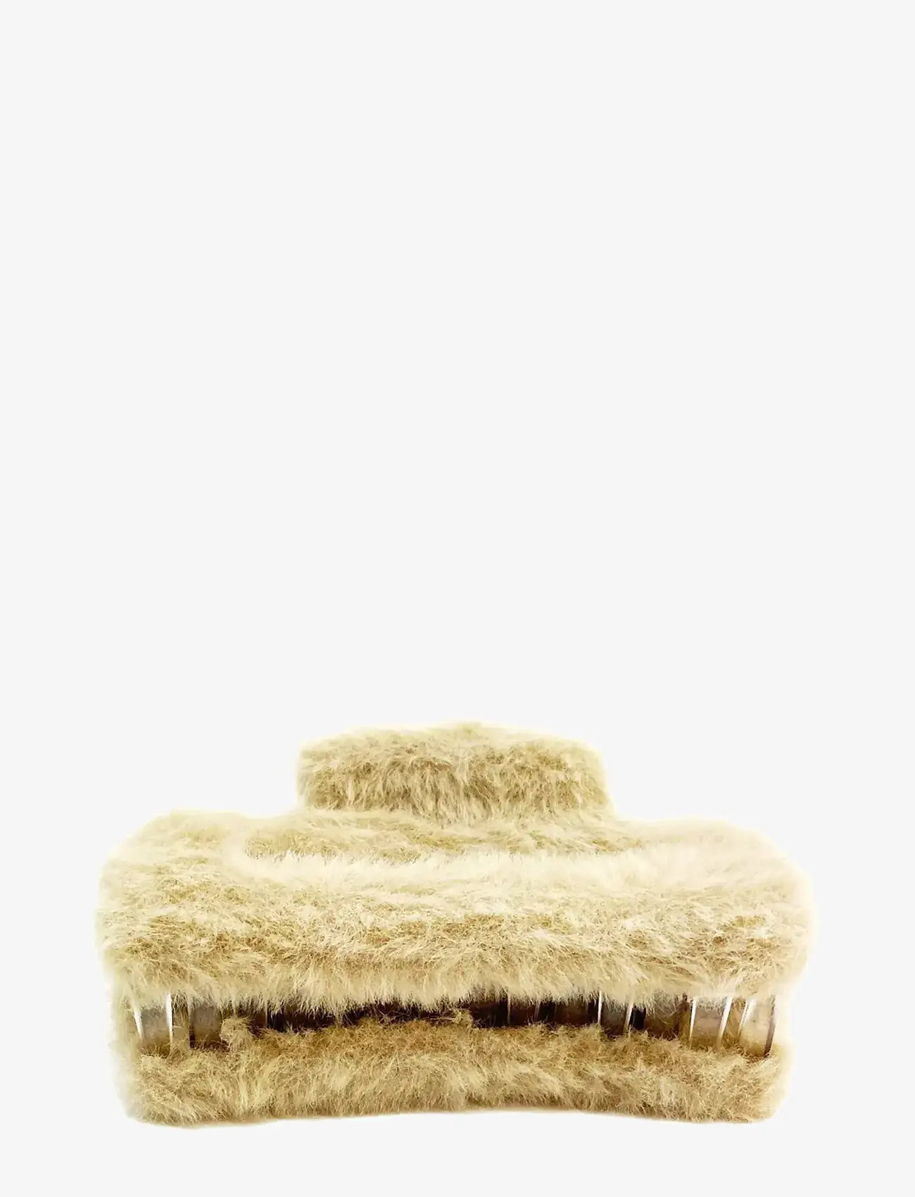 Pipol's Bazaar - Cally Furry Clamp Big Beige - gifts below 15000kr - beige - 0