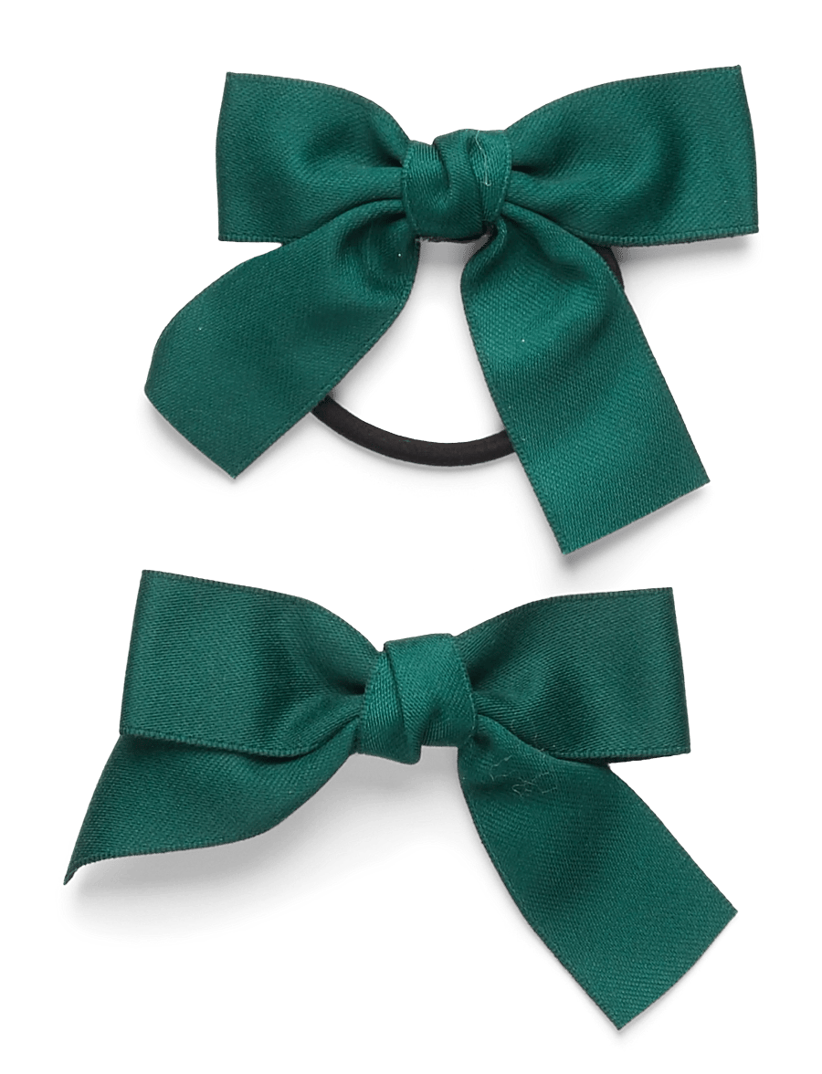 Pipol's Bazaar - Sandra Bow Clip plus Elastic Green - hårnåle - green - 0