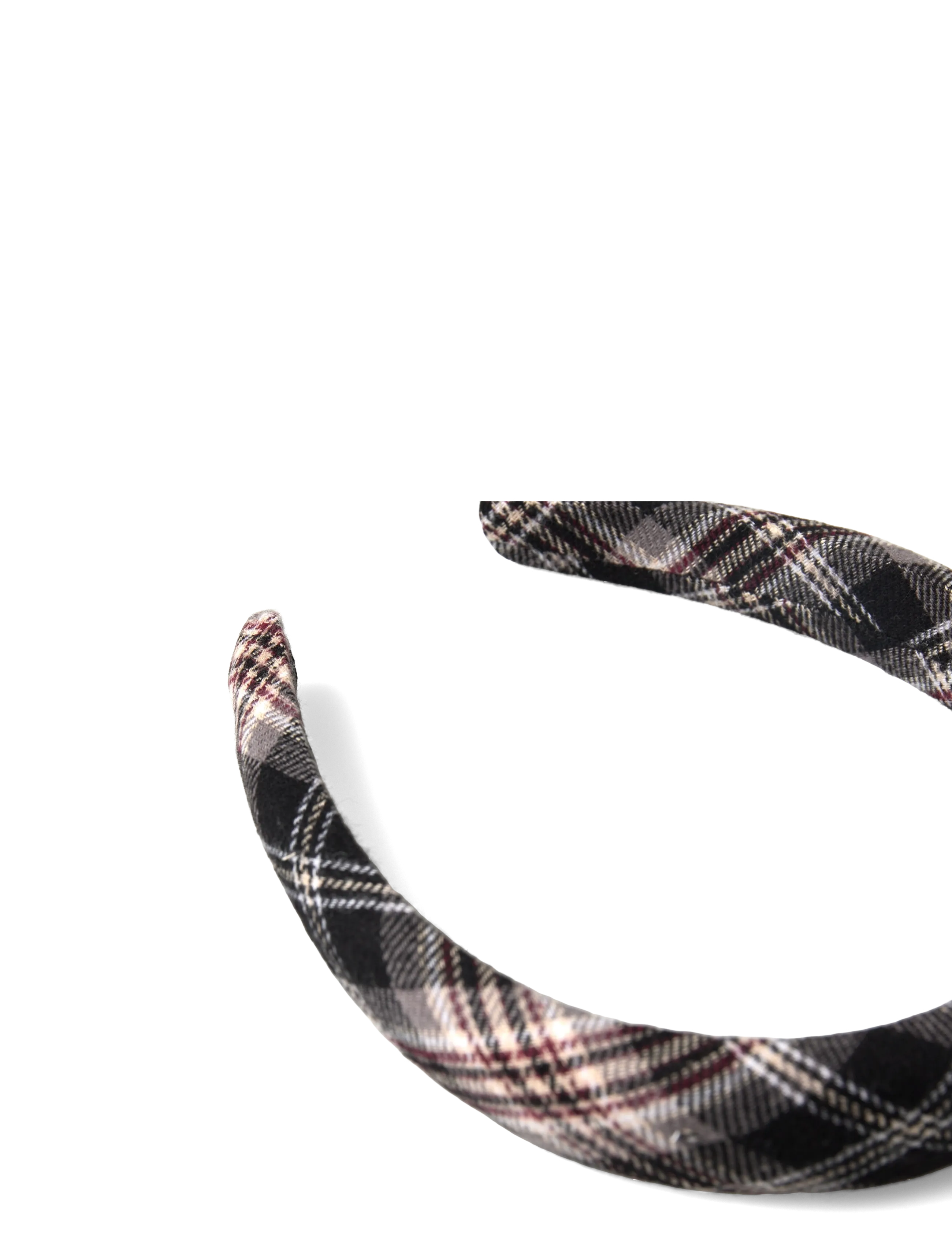 Pipol's Bazaar - Tartan Head Black - hair band - black - 1