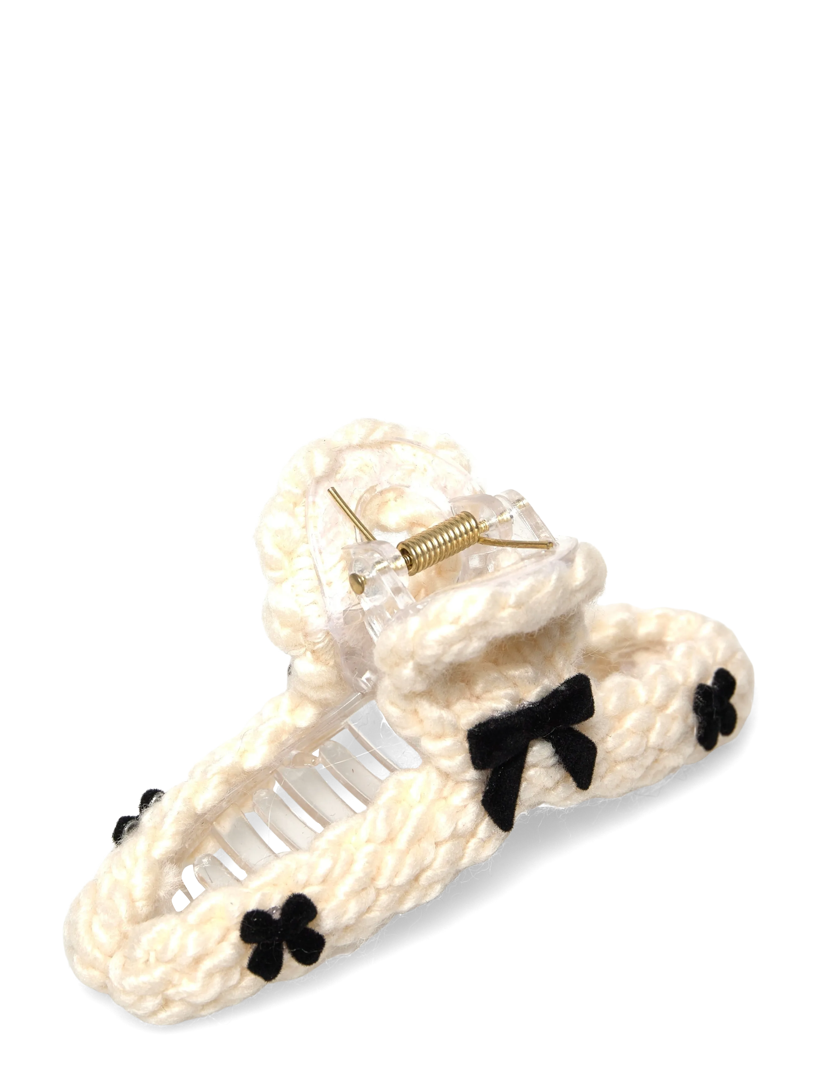 Pipol's Bazaar Maryam Bow Clamp - Accessoires - WHITE / cream