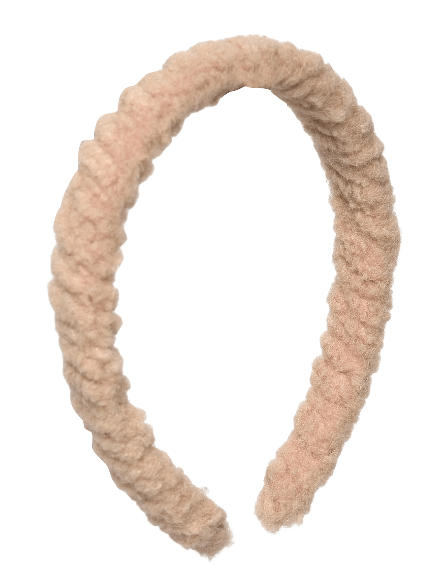 Pipol's Bazaar - Furry Headband - hårbånd - beige - 0