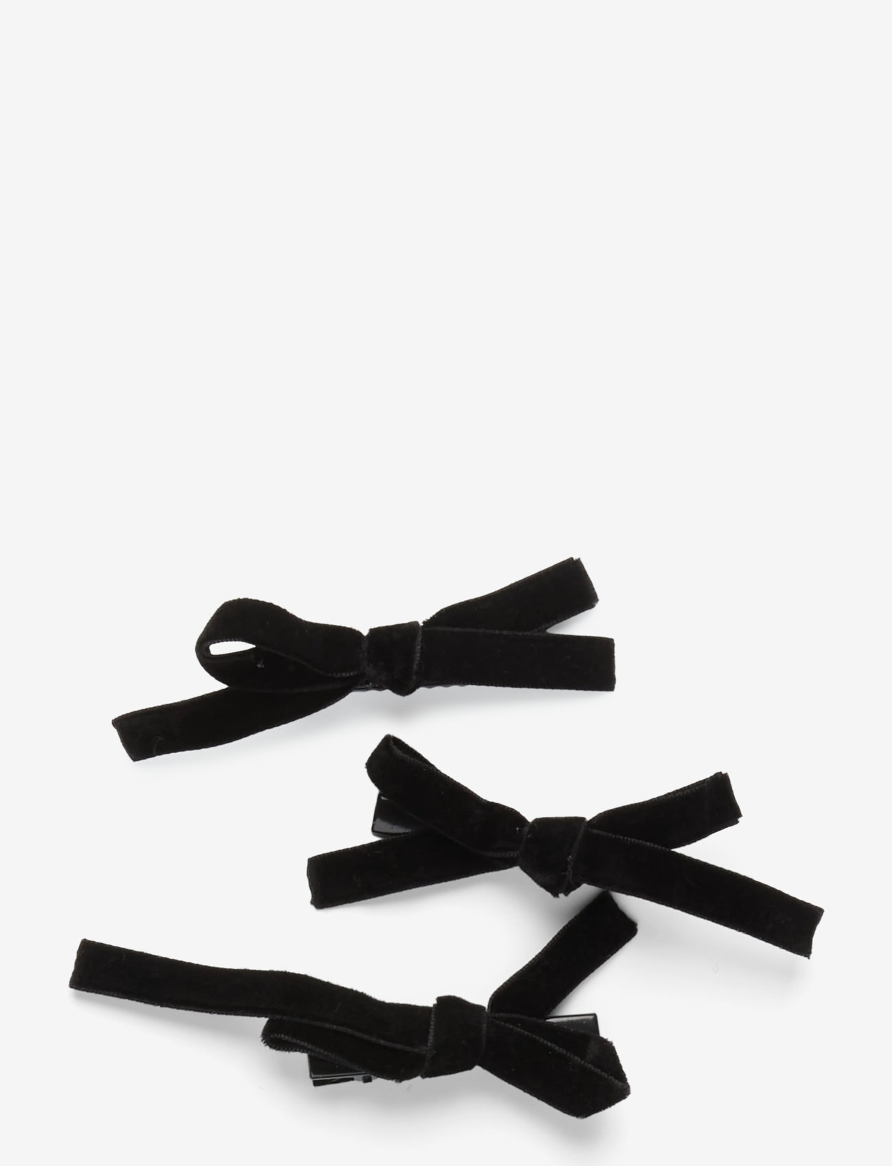 Pipol's Bazaar - Rosella Trippel Bow 3pcs - hårspænde - black - 0
