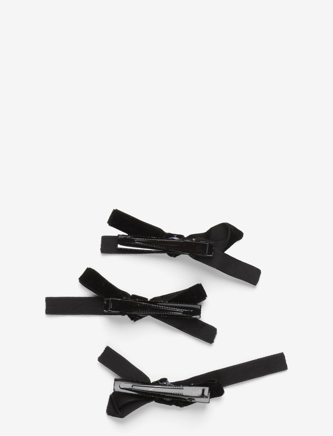 Pipol's Bazaar - Rosella Trippel Bow 3pcs - hårspænde - black - 1
