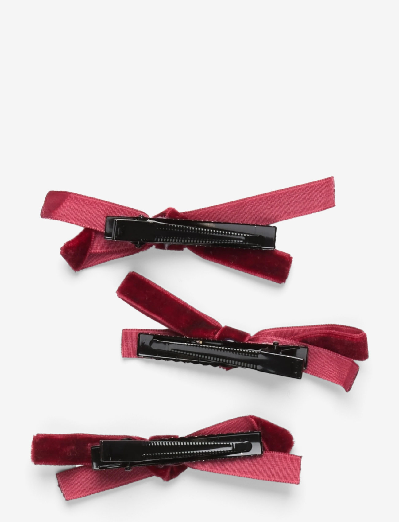 Pipol's Bazaar - Rosella Trippel Bow 3pcs - haarspange - red - 2