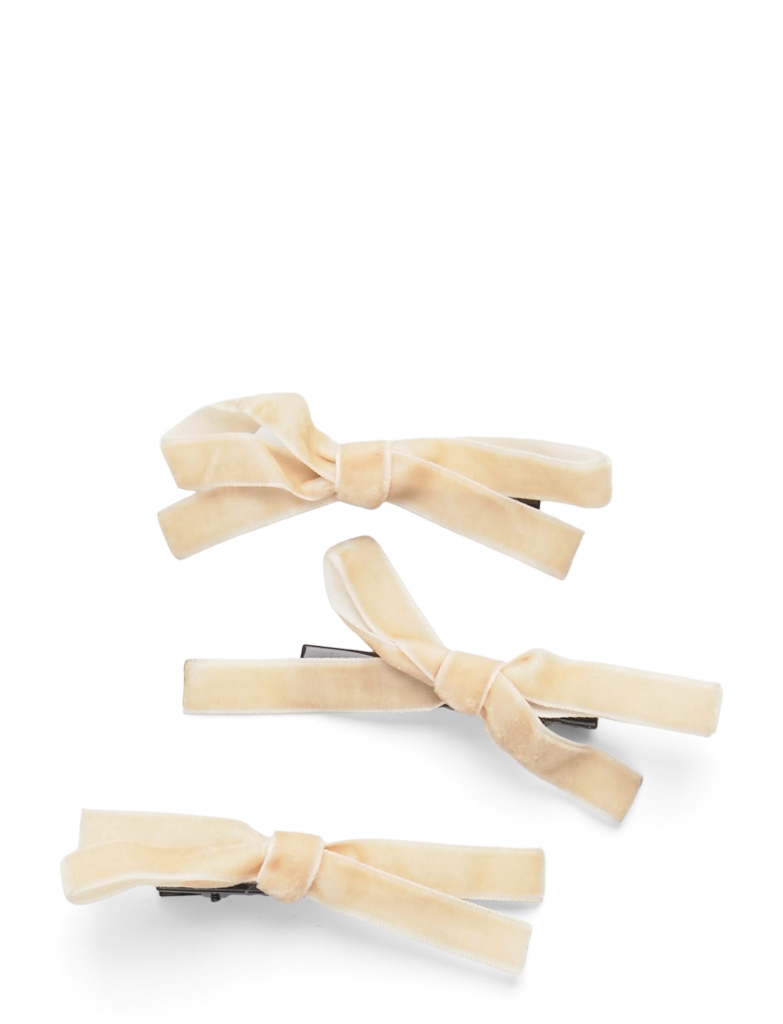 Pipol's Bazaar Rosella Trippel Bow 3pcs - Haarschmuck - WHITE / white