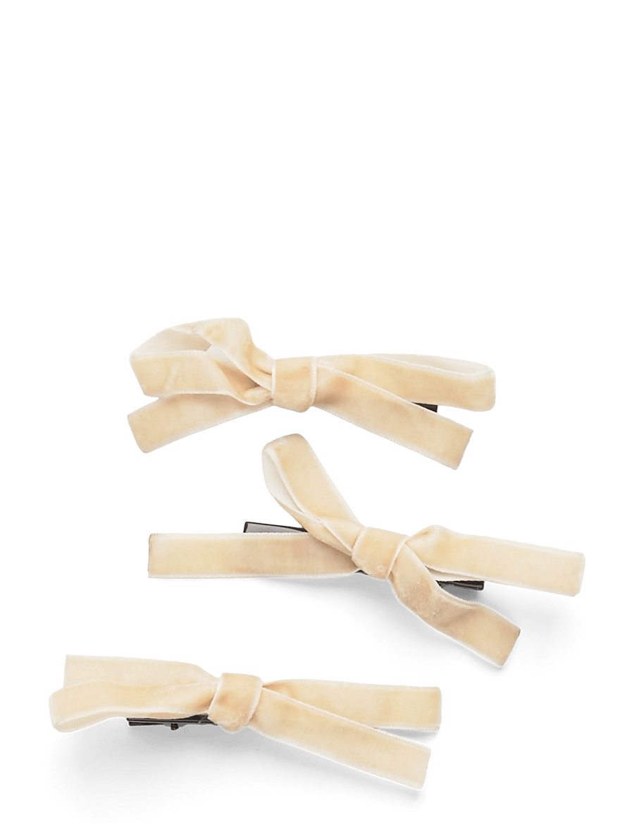 Pipol's Bazaar - Rosella Trippel Bow 3pcs - hårspænde - white - 1