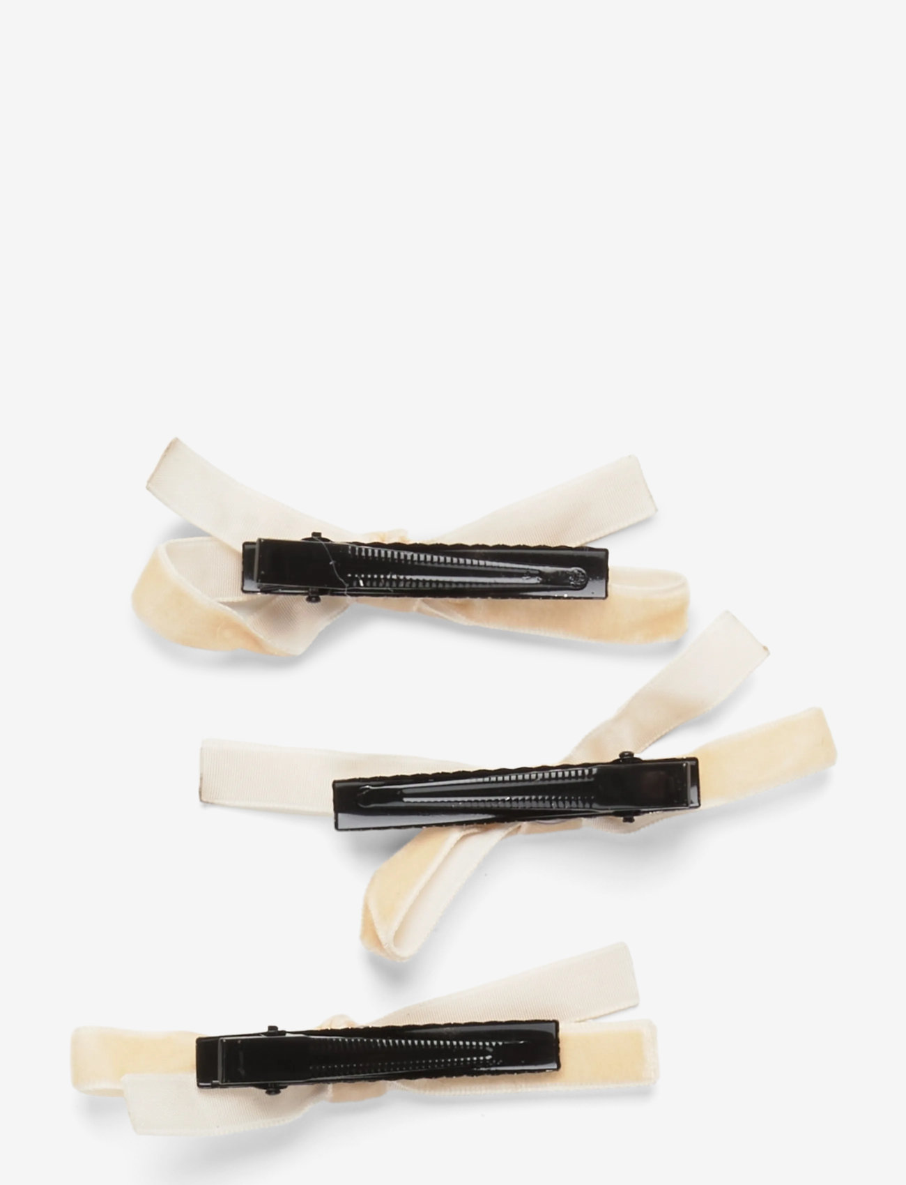 Pipol's Bazaar - Rosella Trippel Bow 3pcs - hårspænde - white - 2