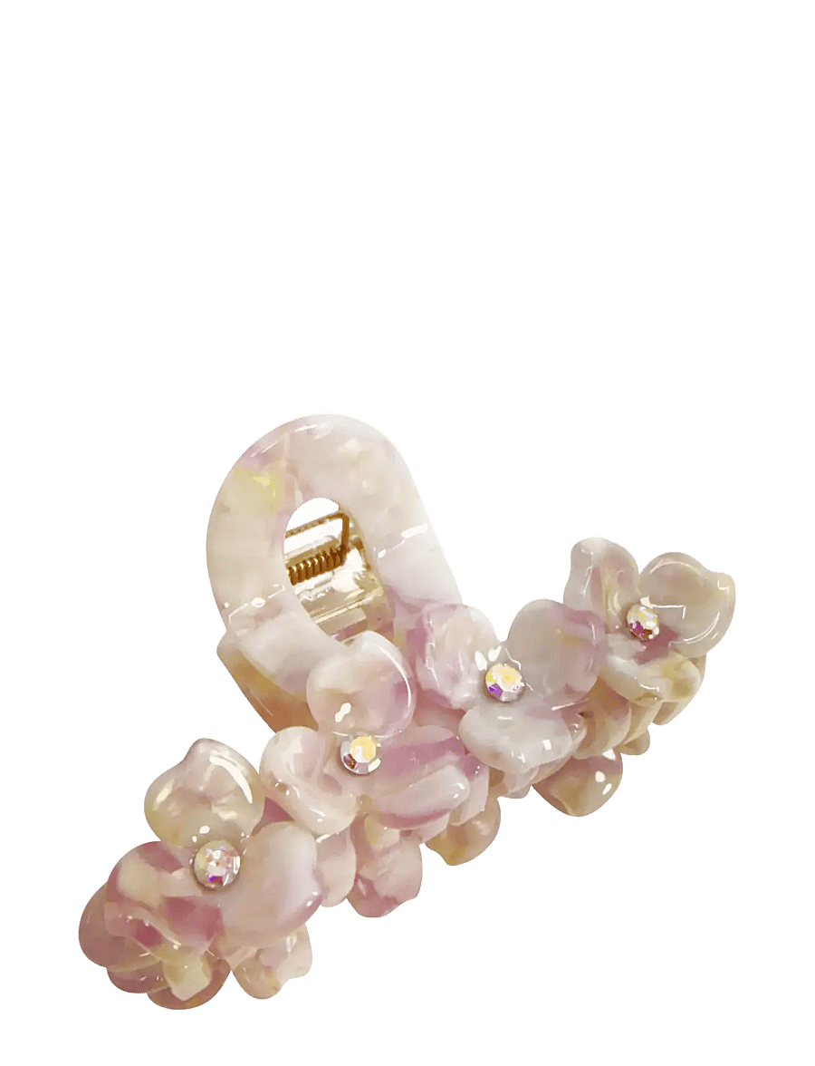 Pipol's Bazaar - Fiorella Clamp Pale Pink - hårklämmor - pink - 0
