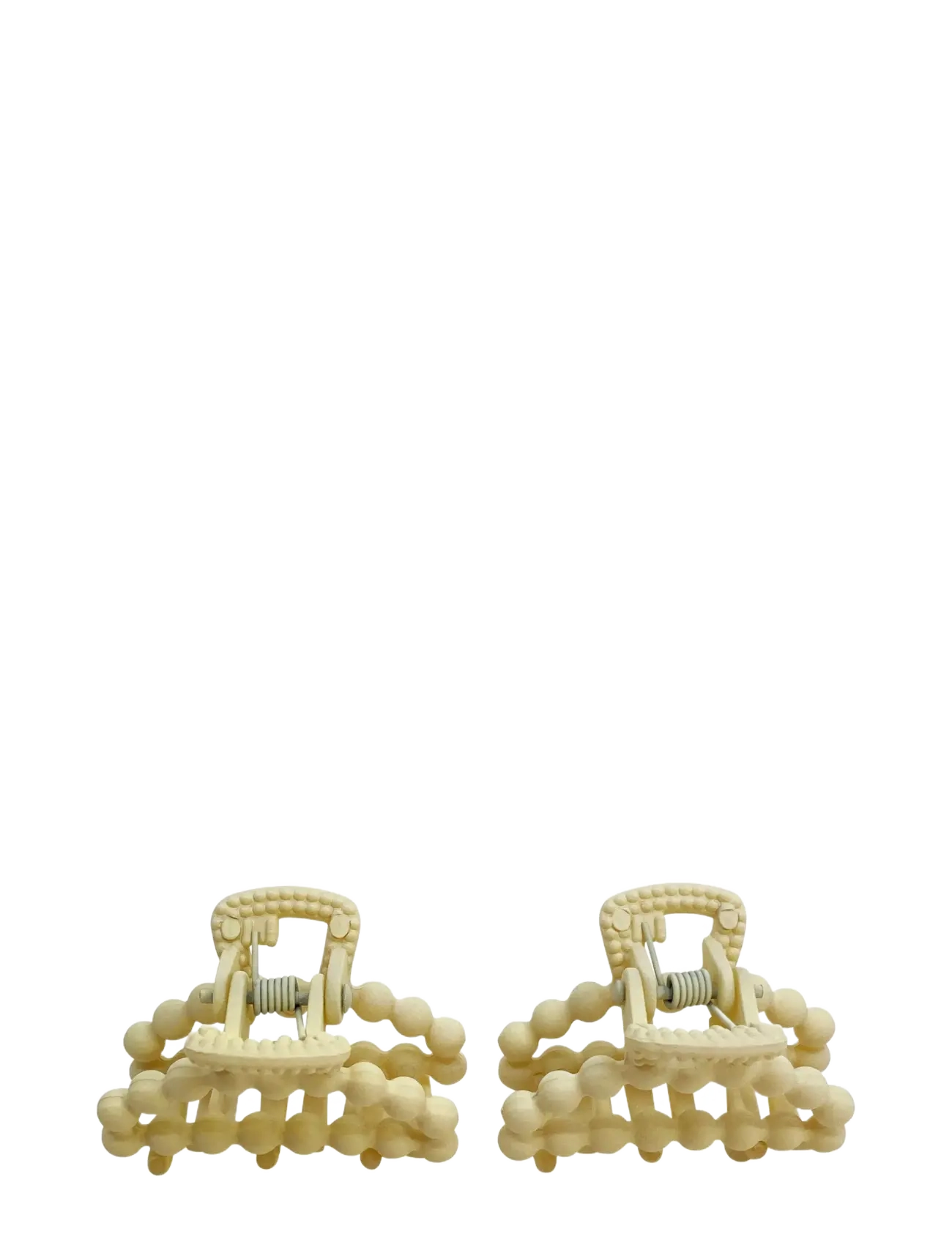 Pipol's Bazaar Sia Clamp White 2 pcs - Accessoires - WHITE / cream