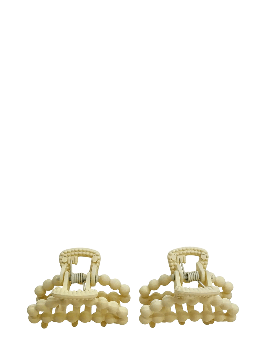 Pipol's Bazaar - Sia Clamp White 2 pcs - hårklemmer - white - 0