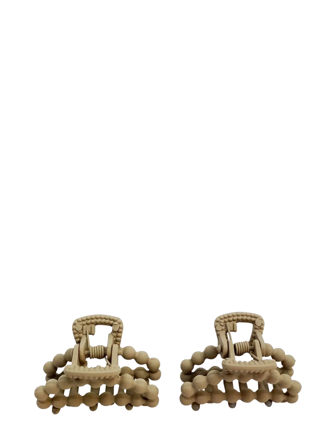Pipol's Bazaar Sia Clamp Beige 2 pcs - Accessoarer - BEIGE / beige