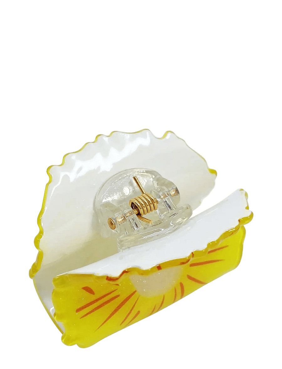 Pipol's Bazaar - Sunflower Clamp Yellow - hårklemmer - yellow - 1