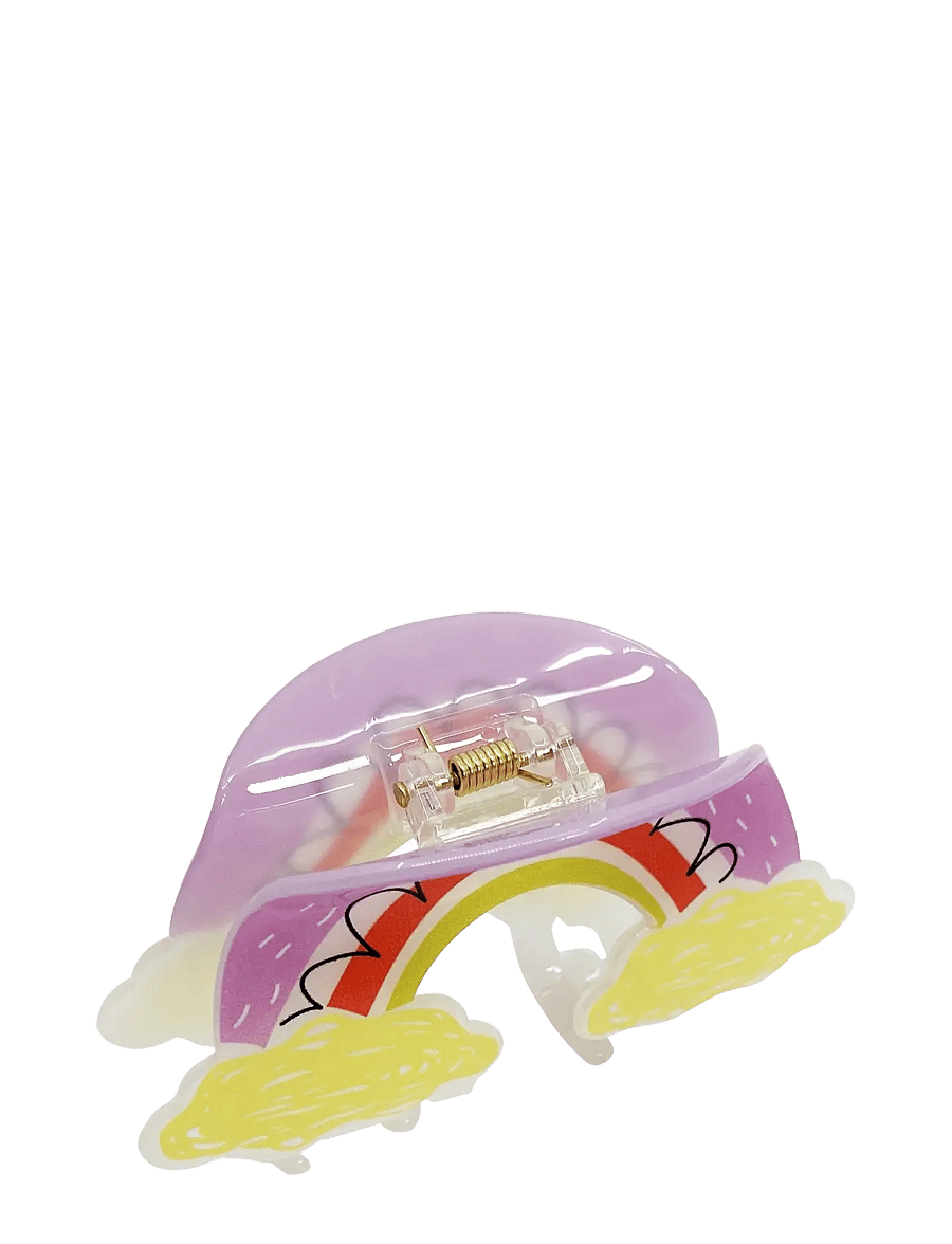 Pipol's Bazaar - Rainbow Clamp Yellow - sommerens hårprodukter - yellow - 1