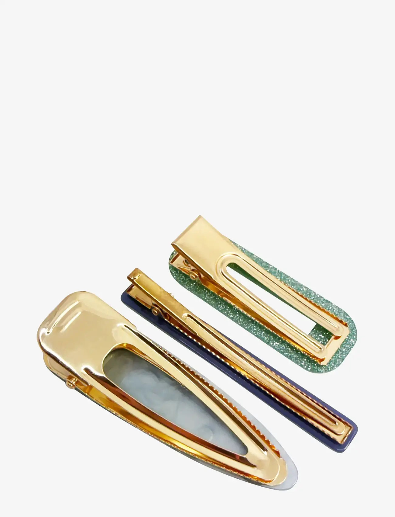 Pipol's Bazaar - Sandy Hair Clip 3 pcs Blue - hårspænde - blue - 1
