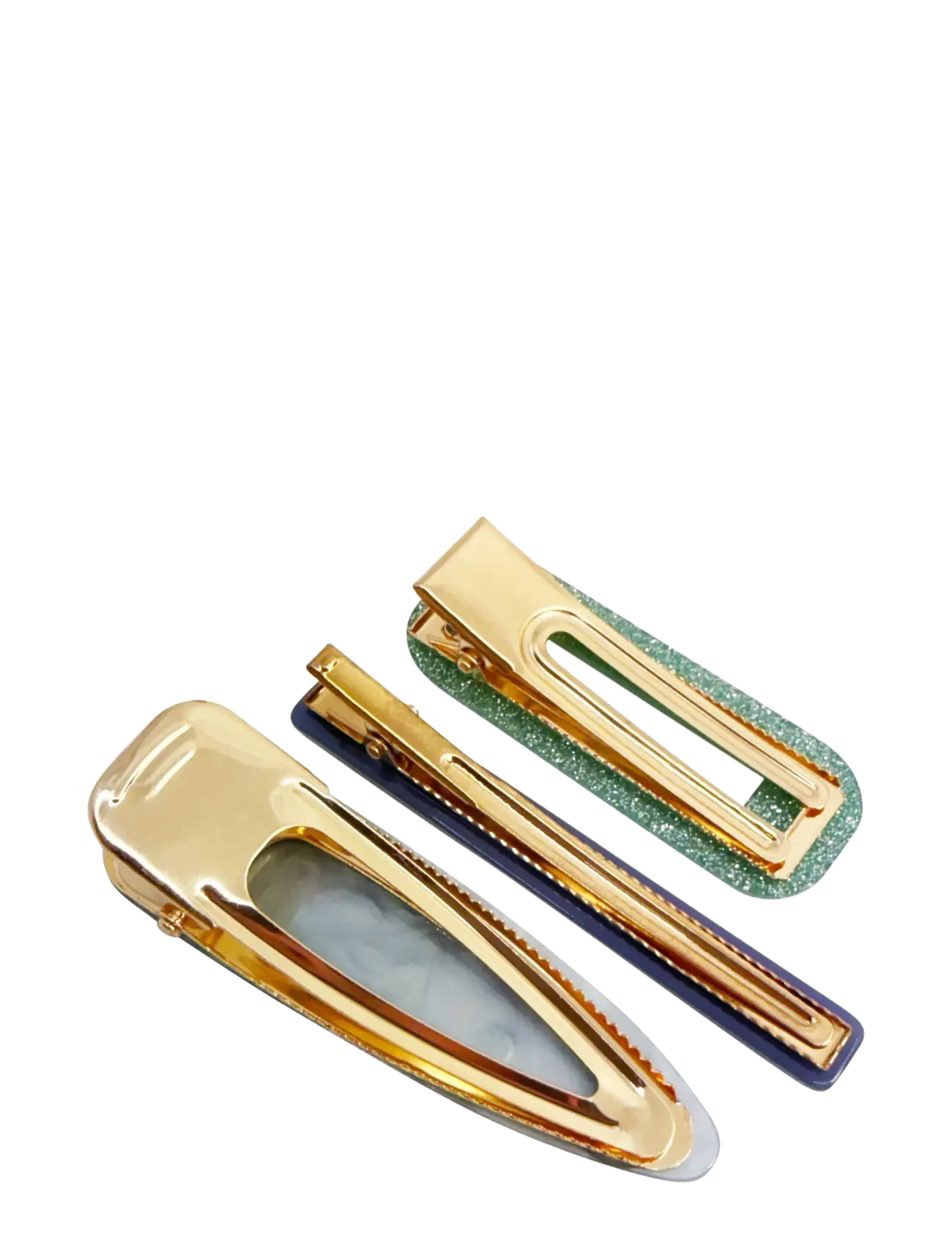 Pipol's Bazaar - Sandy Hair Clip 3 pcs Blue - haarspange - blue - 1