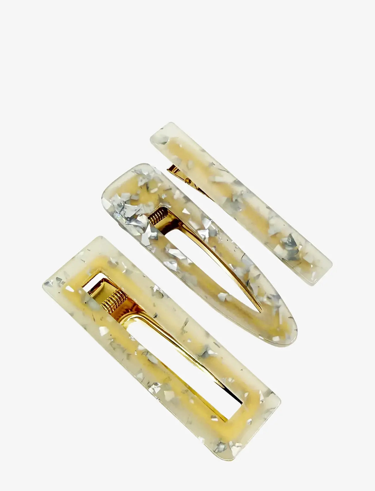 Pipol's Bazaar - Betsy Hair Clip 3 pcs Blue Spot - hair clips - blue - 0