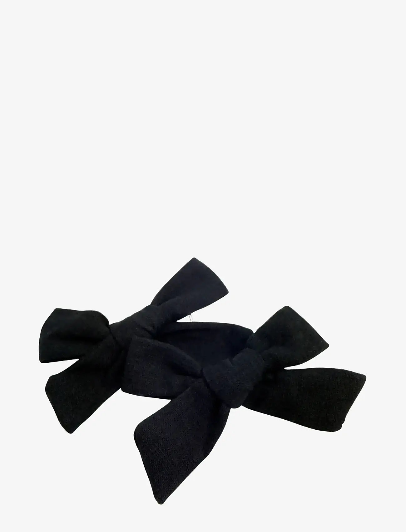 Pipol's Bazaar - Stina Bow 2 pcs Black - hårspænde - black - 0