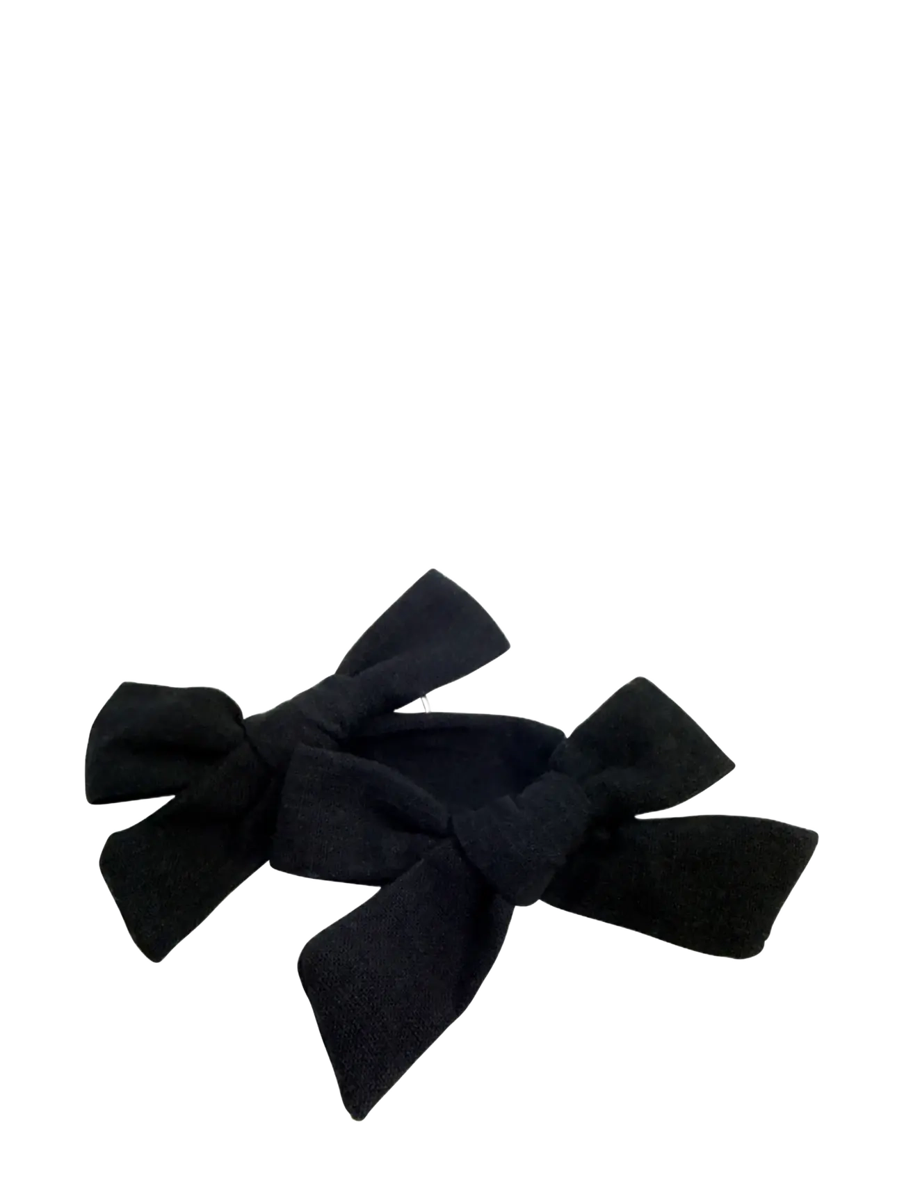 Pipol's Bazaar Stina Bow 2 pcs Black - Haarspange - BLACK / black