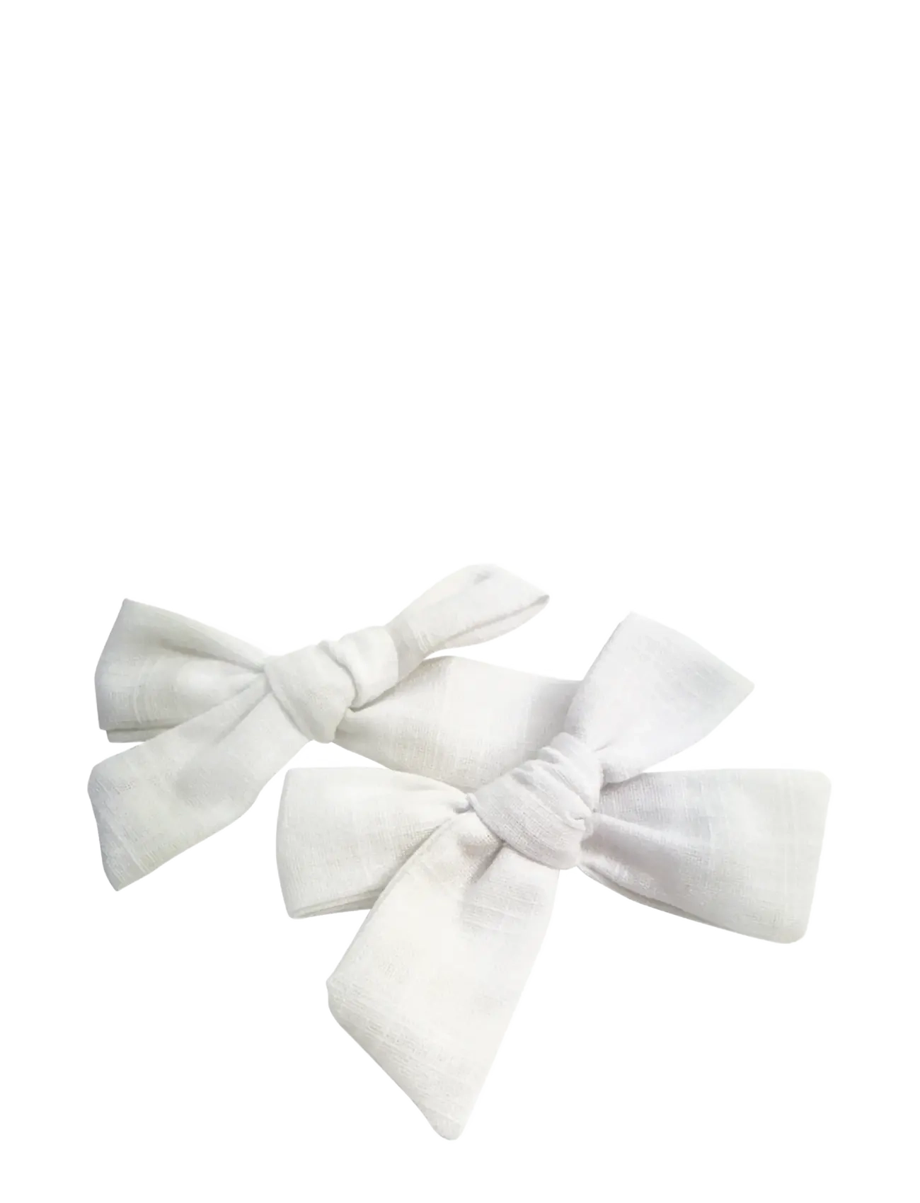 Pipol's Bazaar Stina Bow 2 pcs White - Haarschmuck - WHITE / white