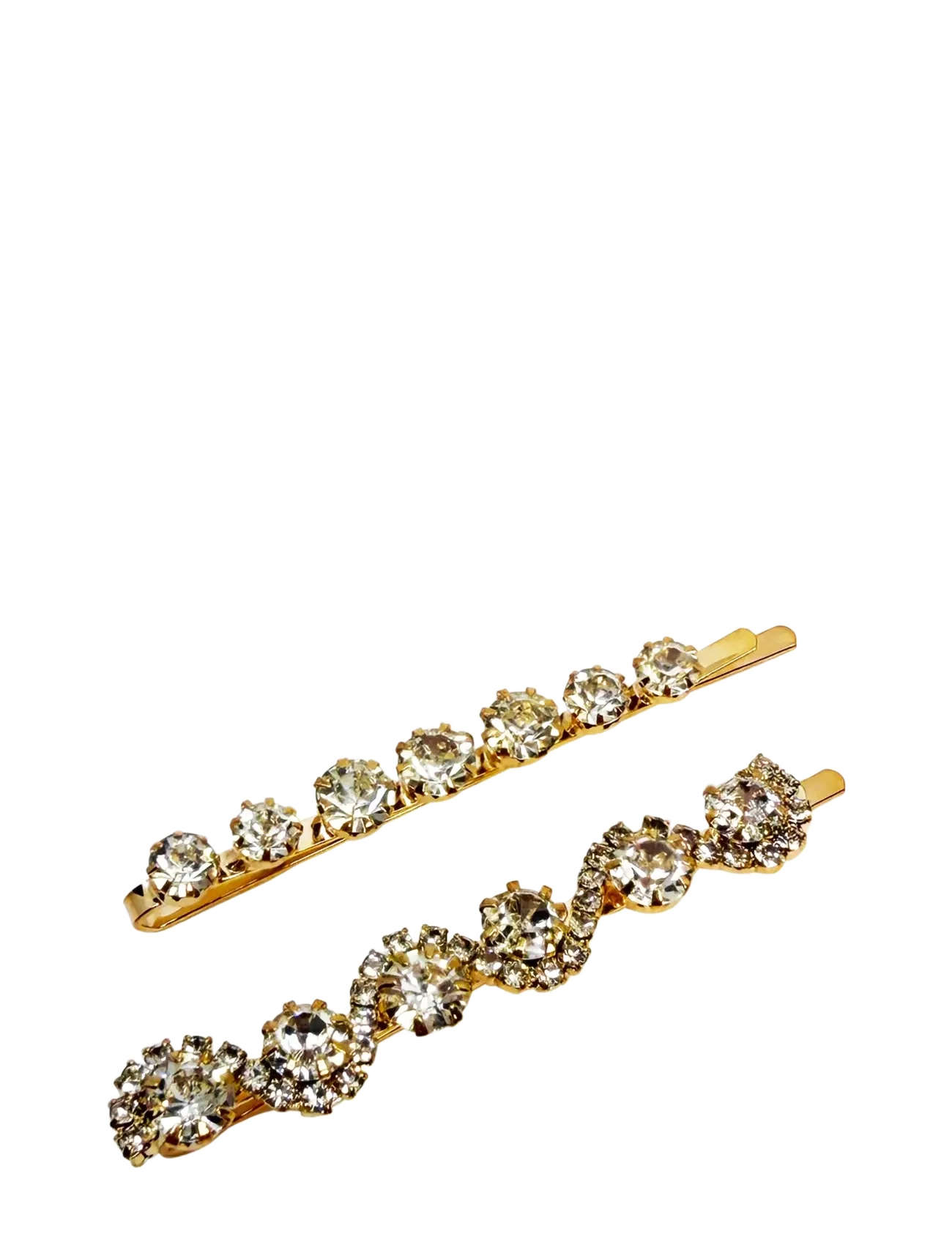 Pipol's Bazaar Sparkling Annie Pin Gold 2pcs - Haarschmuck - GOLD / gold