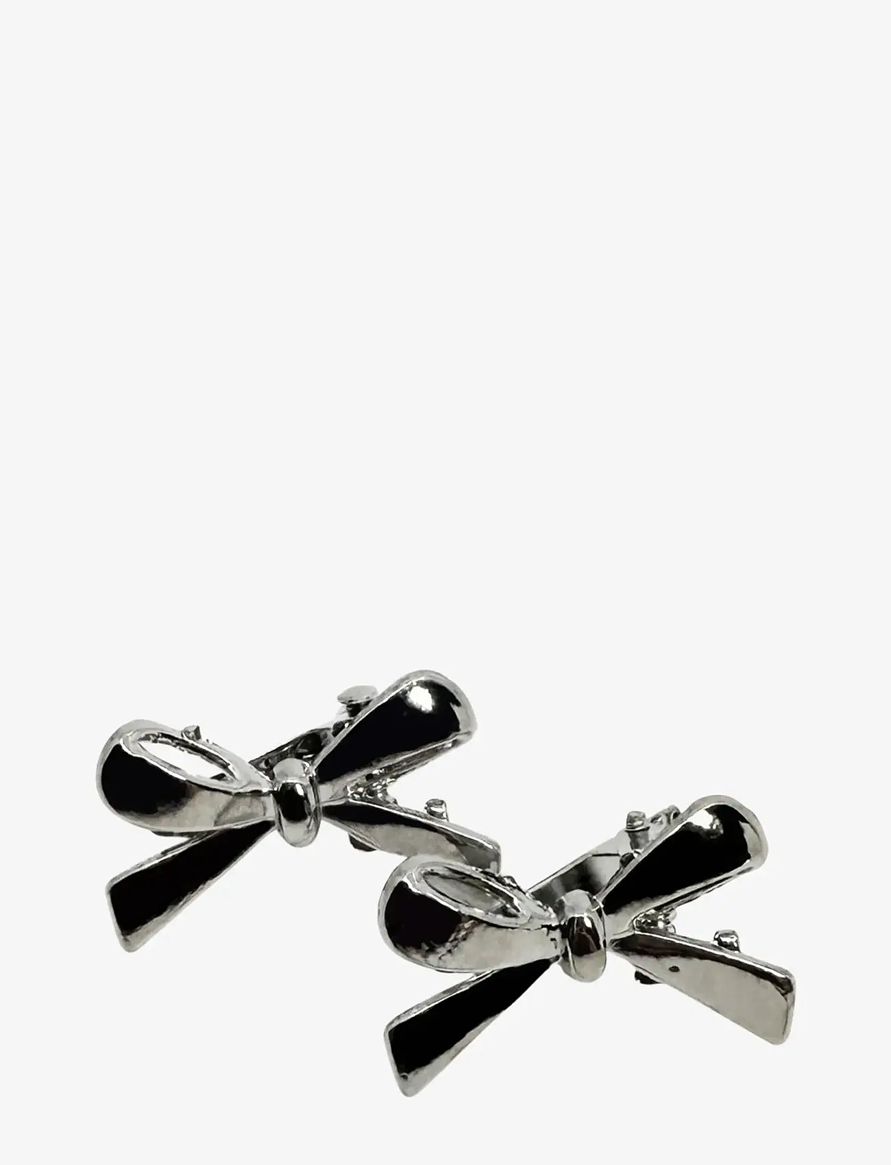 Pipol's Bazaar - Mara Pin Silver 2 pcs - hair clips - silver - 0