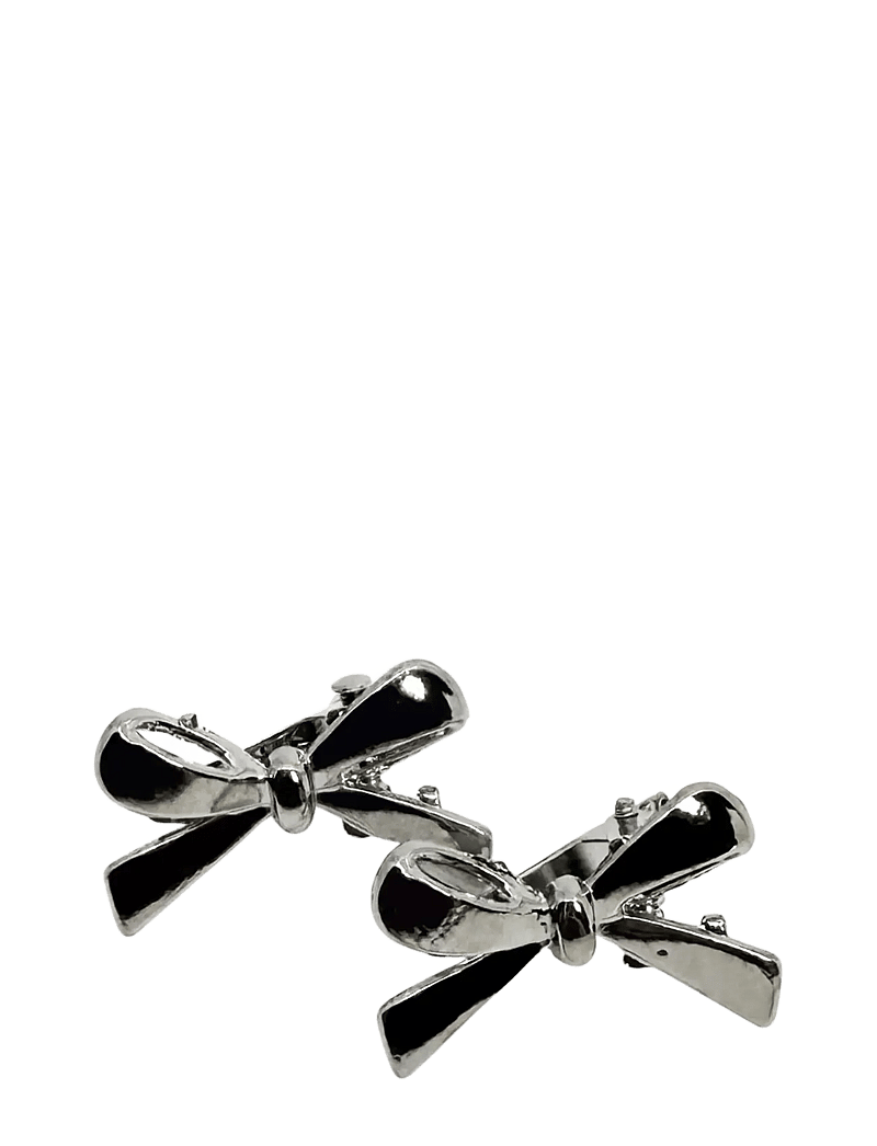 Pipol's Bazaar - Mara Pin Silver 2 pcs - hair clips - silver - 0
