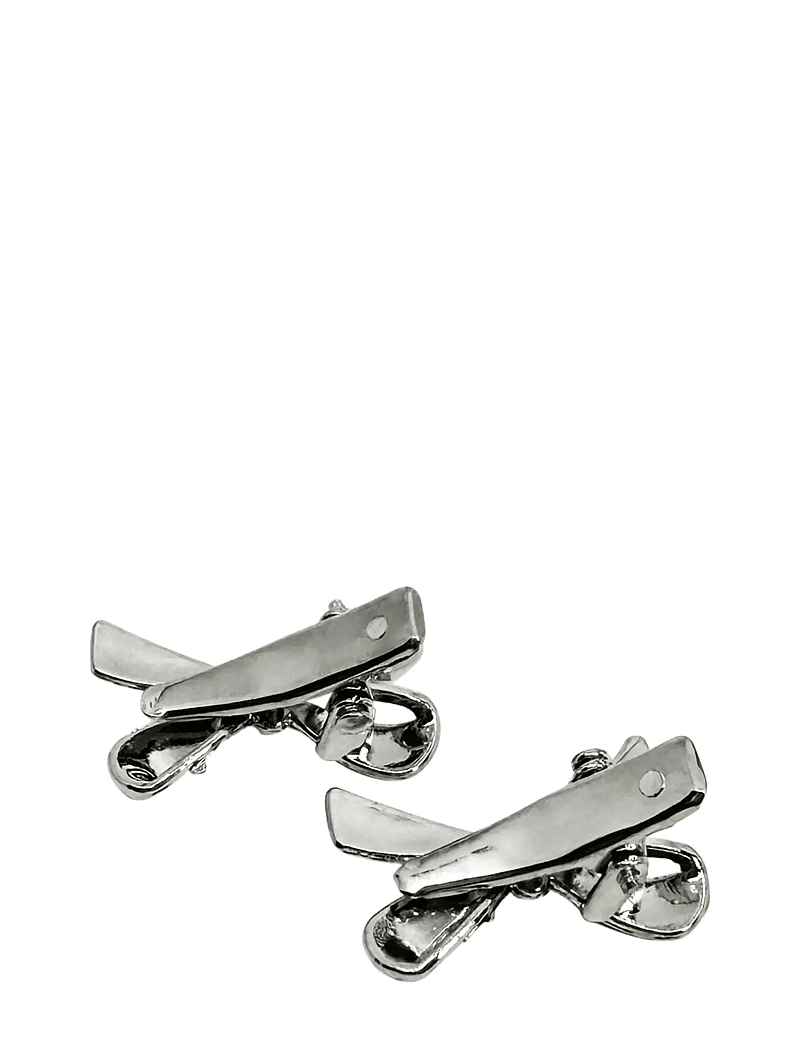 Pipol's Bazaar - Mara Pin Silver 2 pcs - hair clips - silver - 1