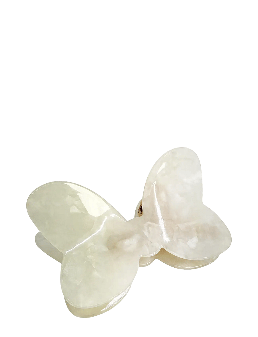 Pipol's Bazaar - Airy Butterfly Clamp White - hårspænde - white - 0
