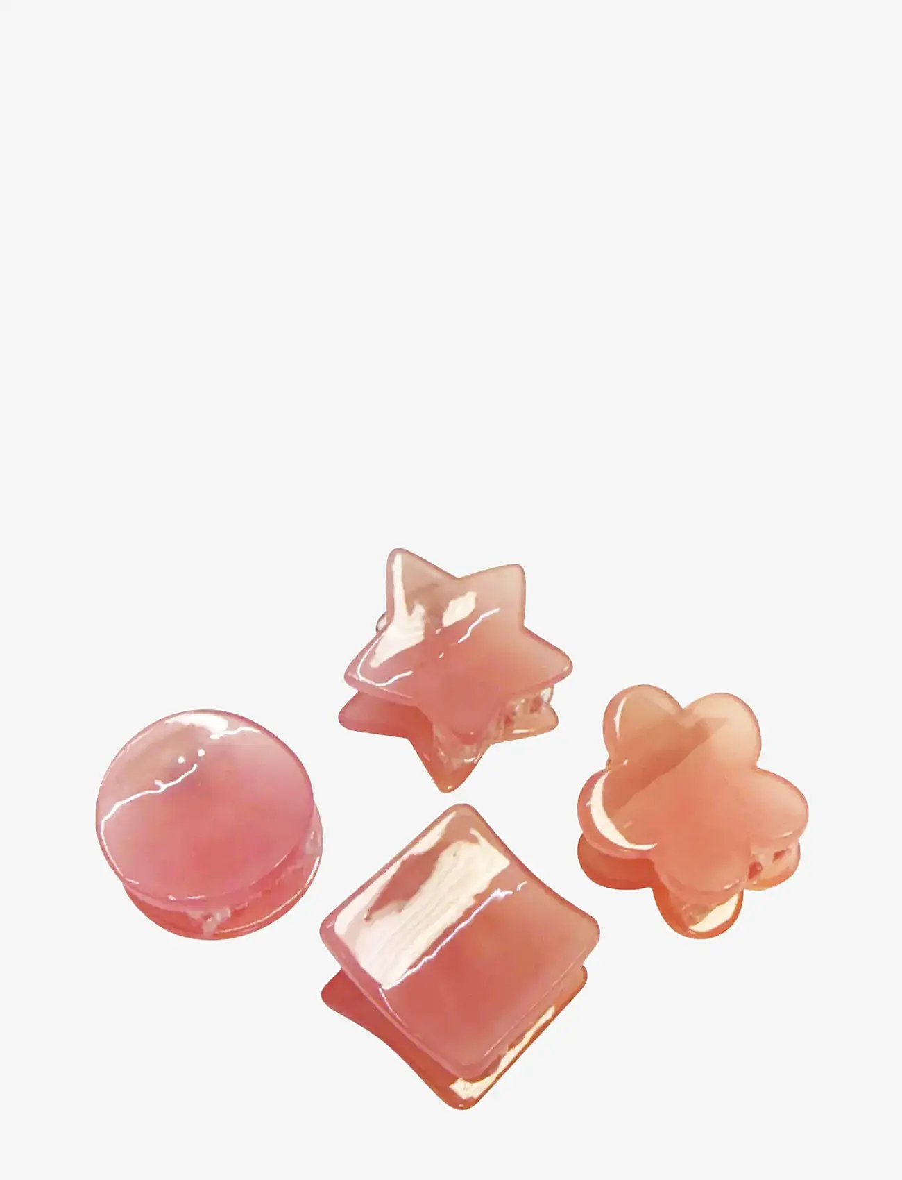 Pipol's Bazaar - Minella Mini Clamps Light Pink 4 pcs - hårspännen - pink - 0
