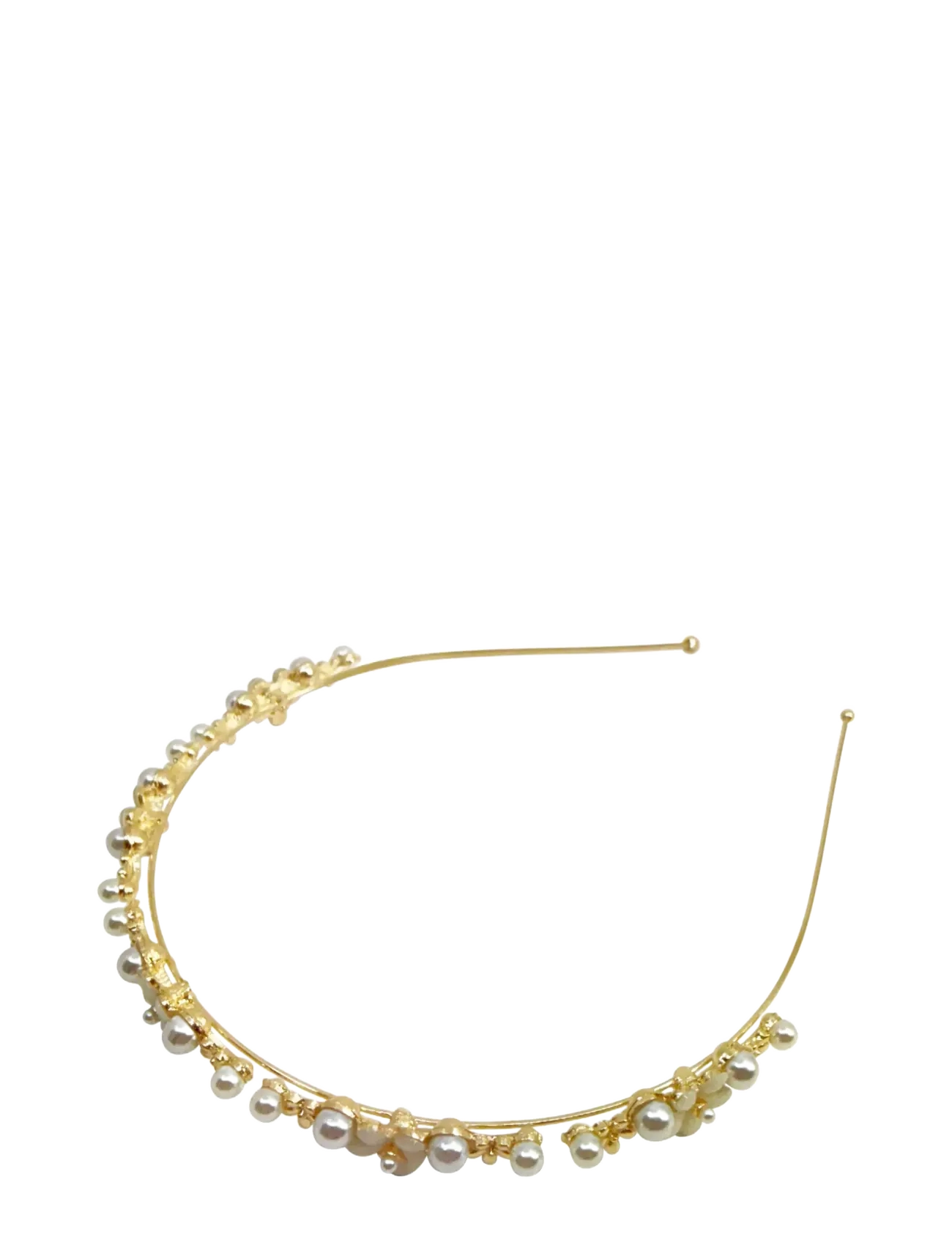 Pipol's Bazaar Grace Diadema Perla - Mützen & Caps - WHITE / gold