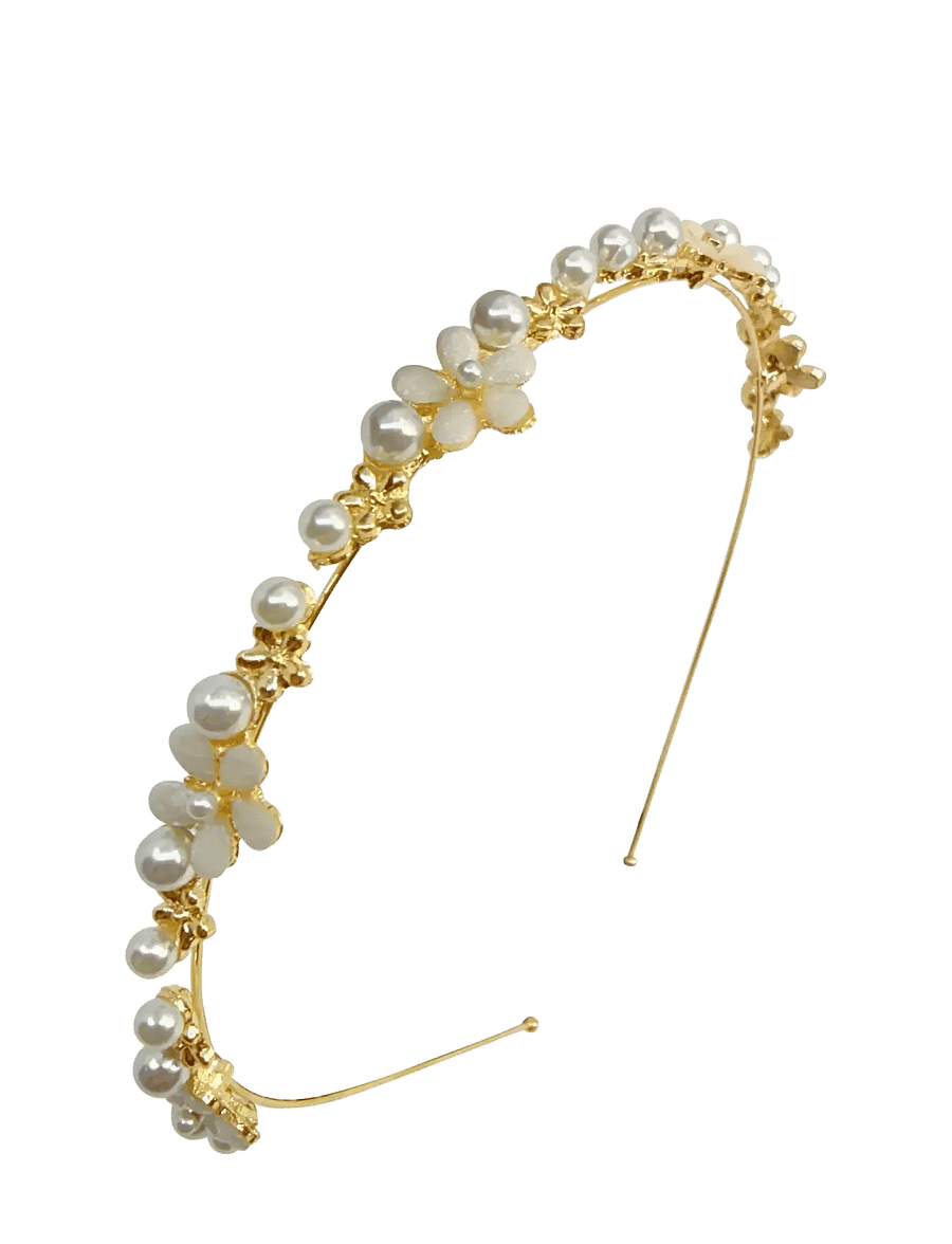 Pipol's Bazaar - Grace Diadema Perla - stirnbänder - white - 1