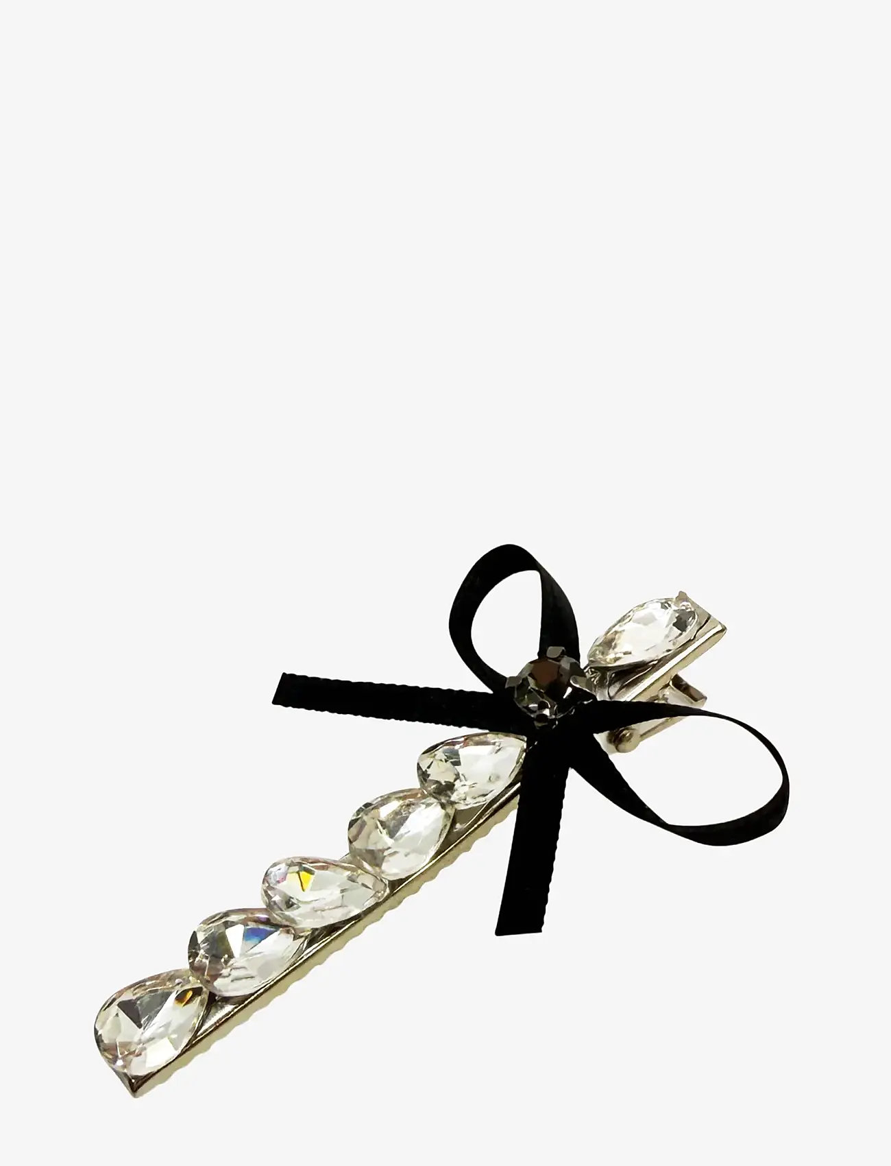Pipol's Bazaar - Luigi Hair Pin Clear Satin - hair clips - white - 0