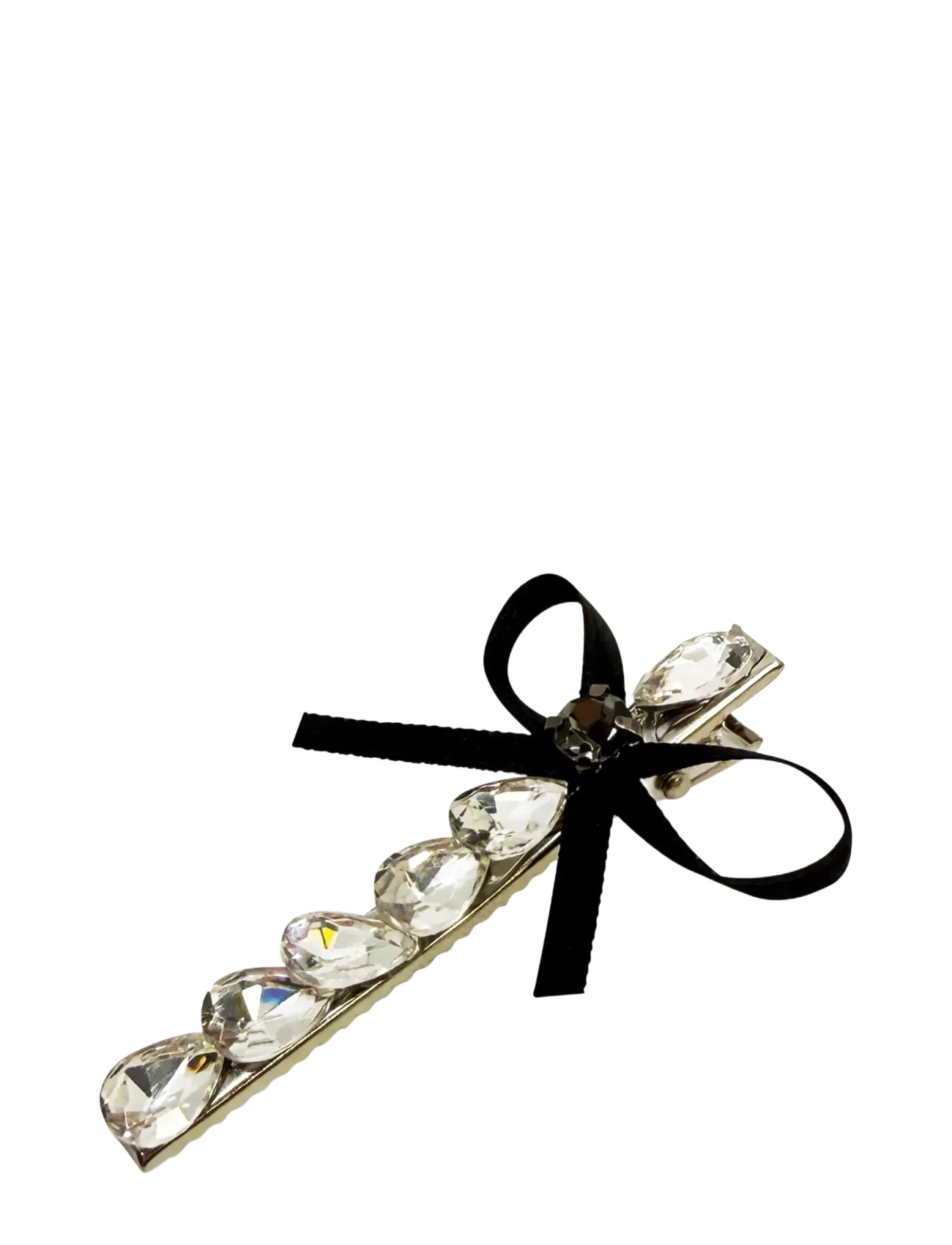 Pipol's Bazaar Luigi Hair Pin Clear Satin - Hiusklipsi - WHITE / silver
