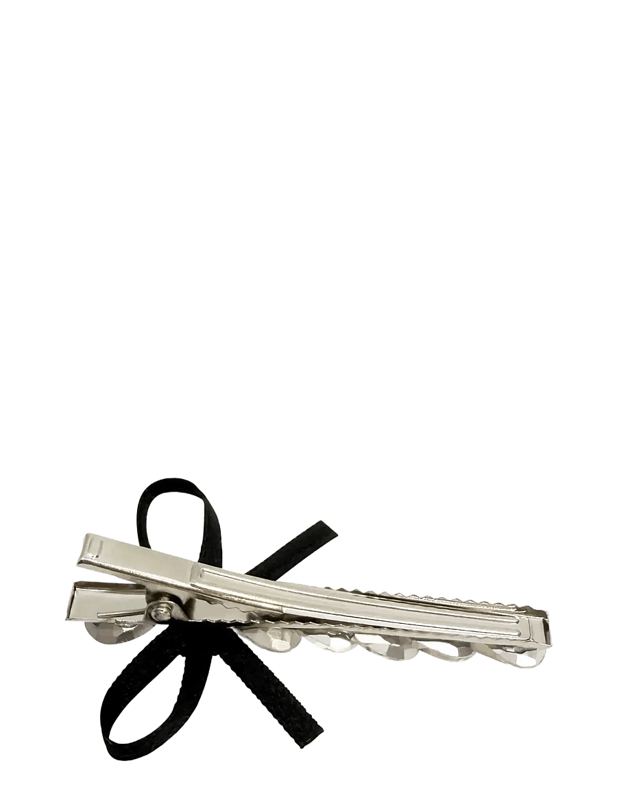 Pipol's Bazaar - Luigi Hair Pin Clear Satin - hårspænde - white - 1