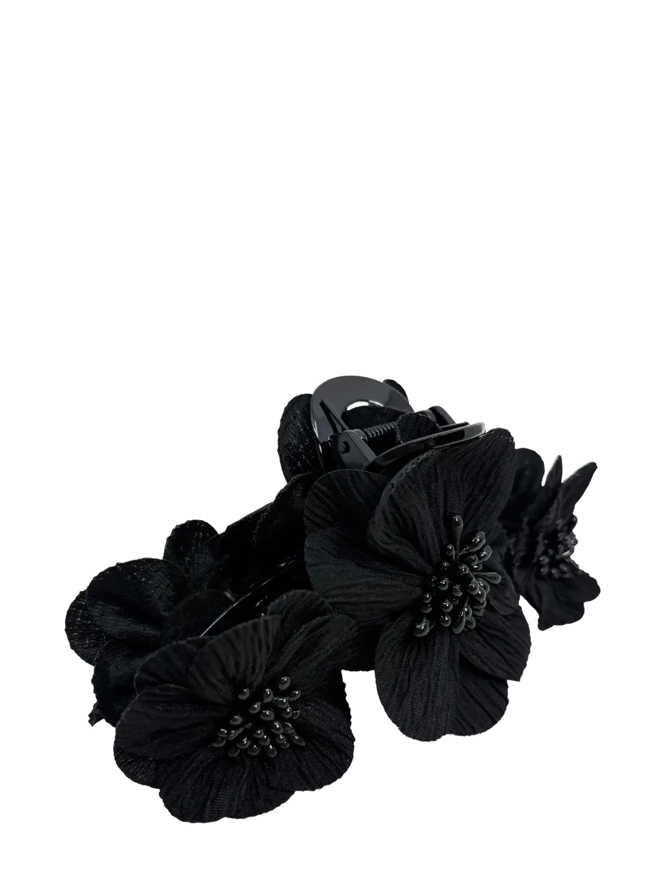 Pipol's Bazaar Mindy Flower Clamp Black - Haarschmuck - BLACK / black