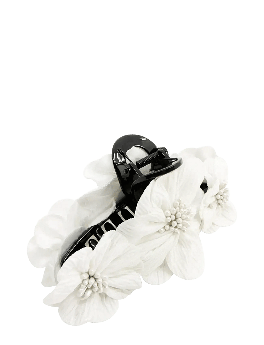 Pipol's Bazaar - Mindy Flower Clamp White - hårklemmer - white - 1