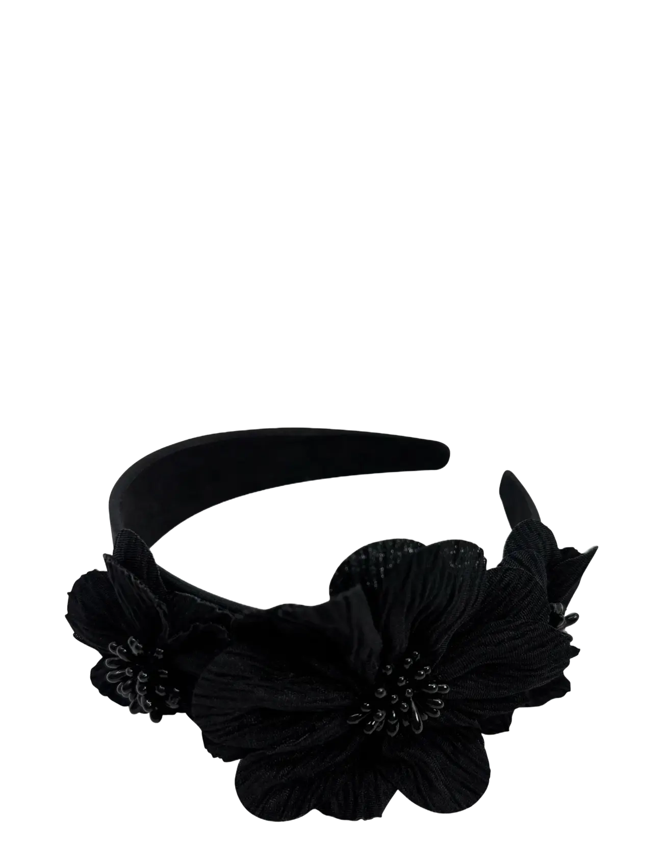 Pipol's Bazaar Mindy Flower Diadema Black - Haarschmuck - BLACK / black