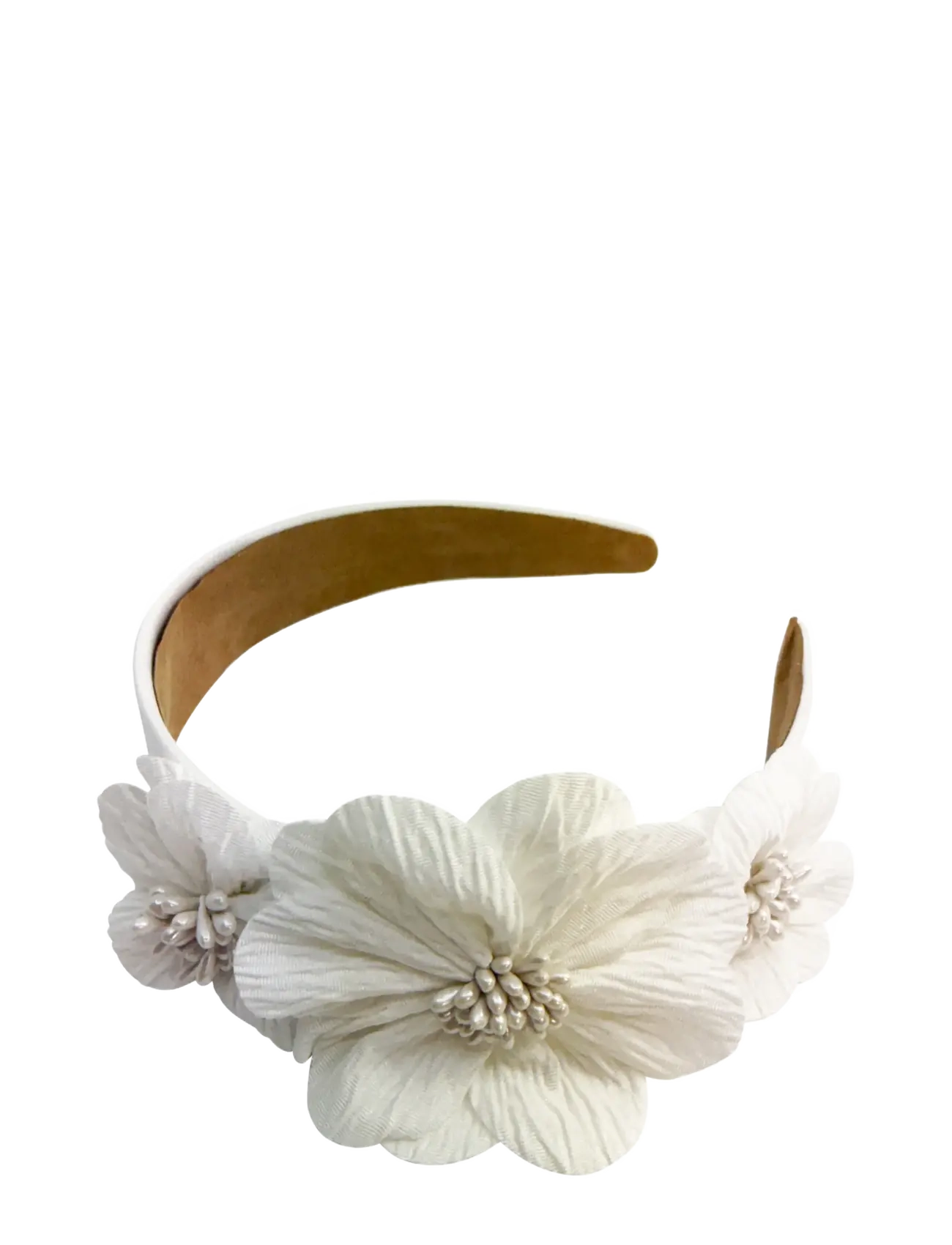 Pipol's Bazaar Mindy Flower Diadema White - Skrybėlės ir kepurės - WHITE / white