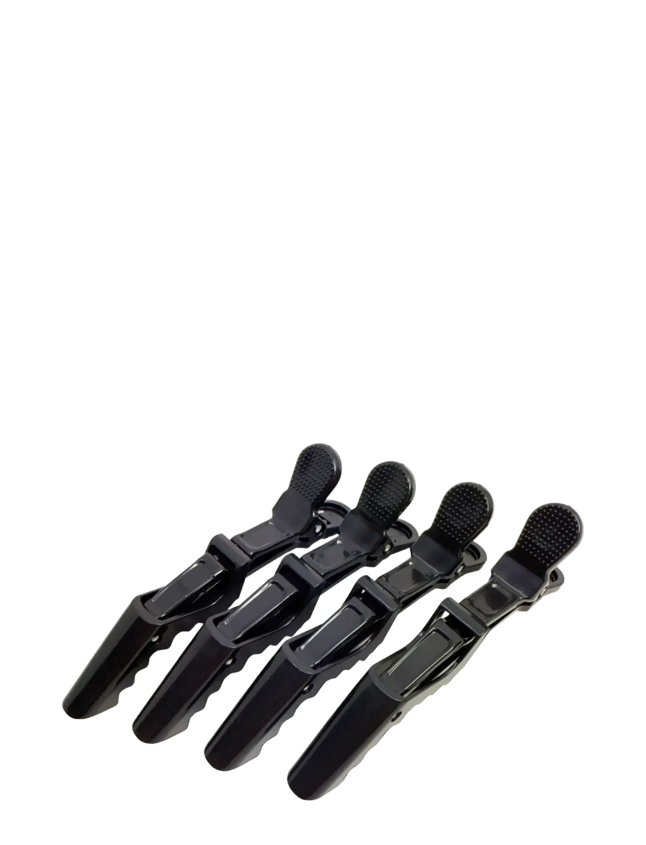 Pipol's Bazaar Pro Hair Clip Black 4 pcs - Hårspænde - BLACK / black
