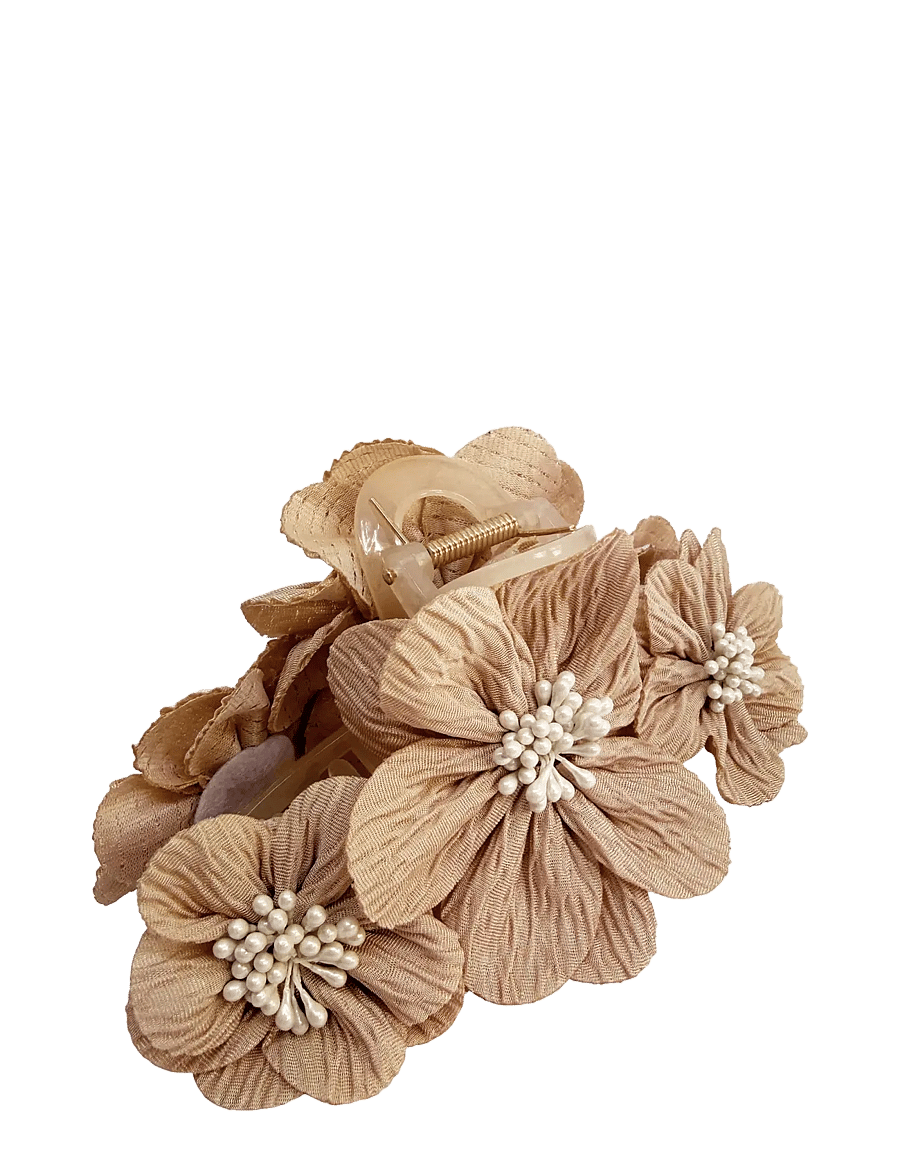 Pipol's Bazaar - Carmen Clamp Warm Beige - juukselõksud - beige - 0