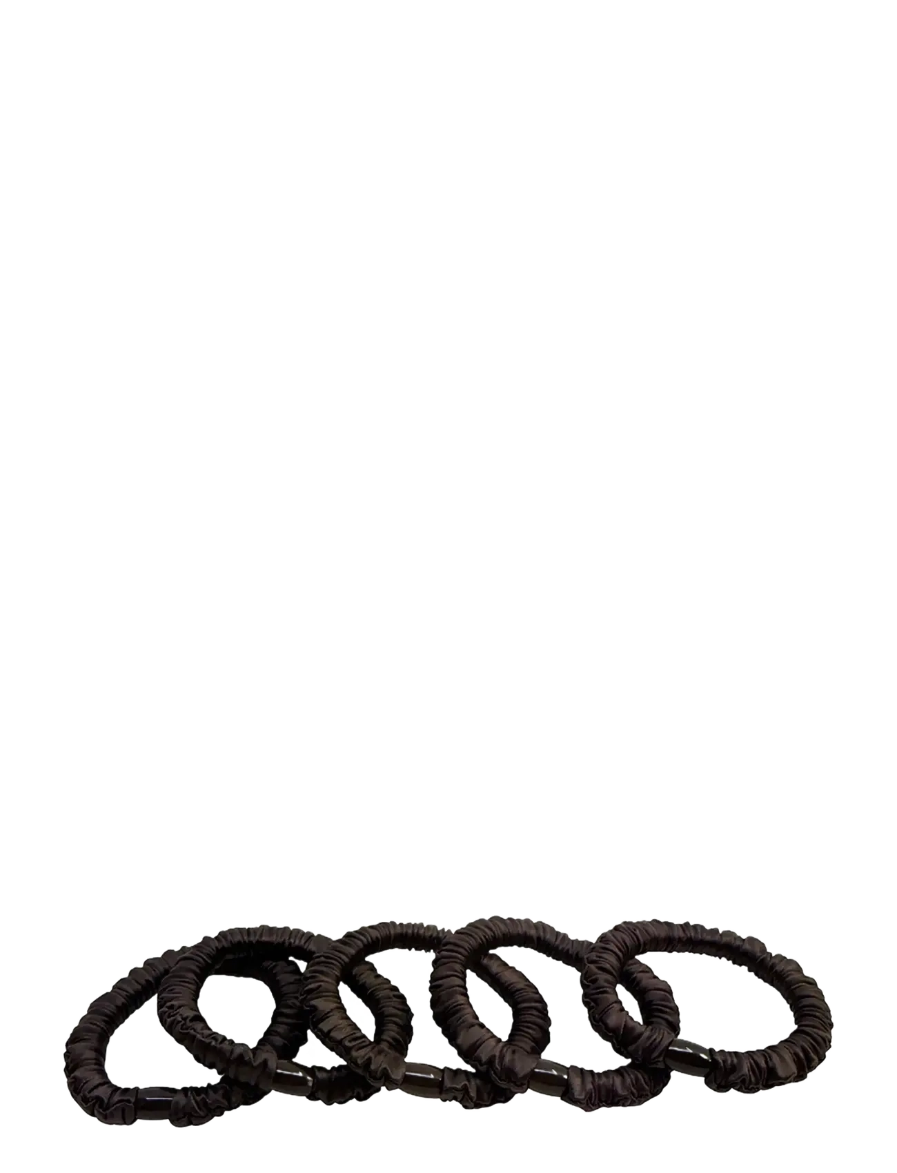 Pipol's Bazaar Ruffle Satin Elastic Brown 5 pcs - Basics - BROWN / brown