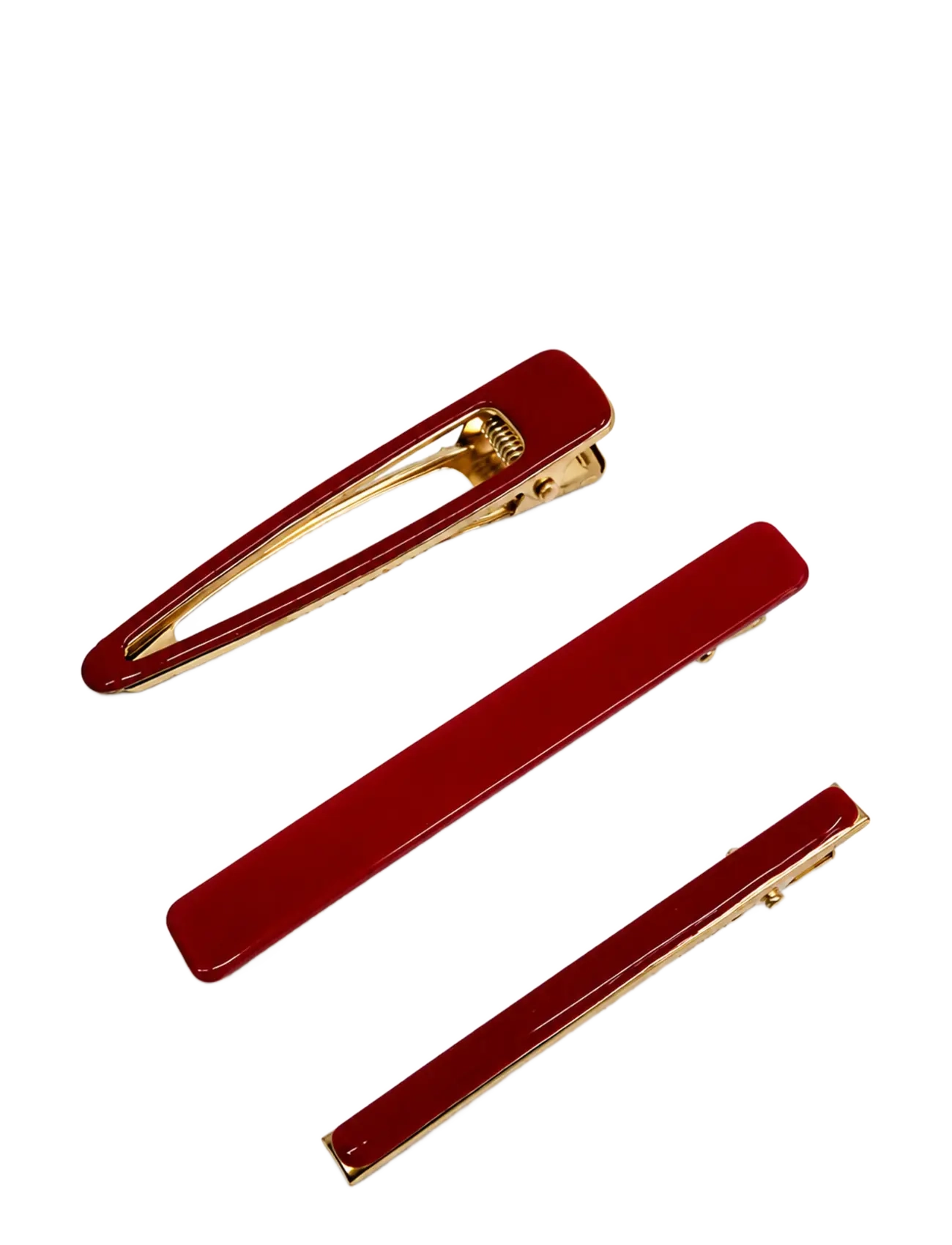 Pipol's Bazaar Molly Hair Pin Set Red 3 pcs -  - RED / red