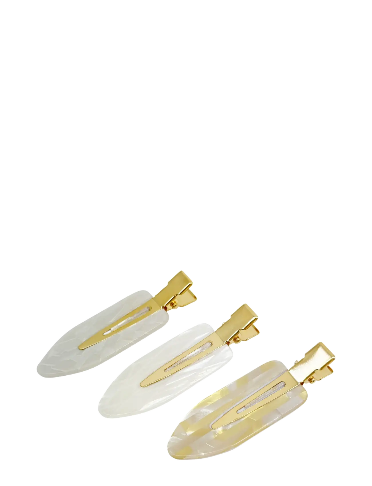 Pipol's Bazaar Preppy Set Clips Light 3 pcs - Pipols - WHITE / white