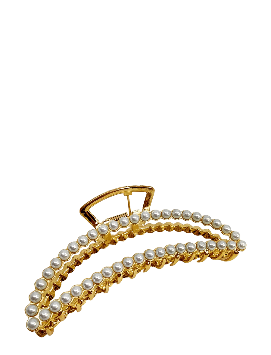 Pipol's Bazaar - Lourdes Moon Clamp Pearl - juukselõksud - white - 0