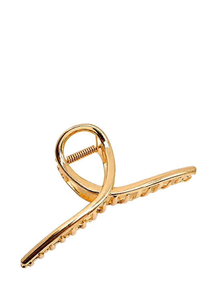 Pipol's Bazaar - Lourdes Single Clamp Gold - hårspännen - gold - 0