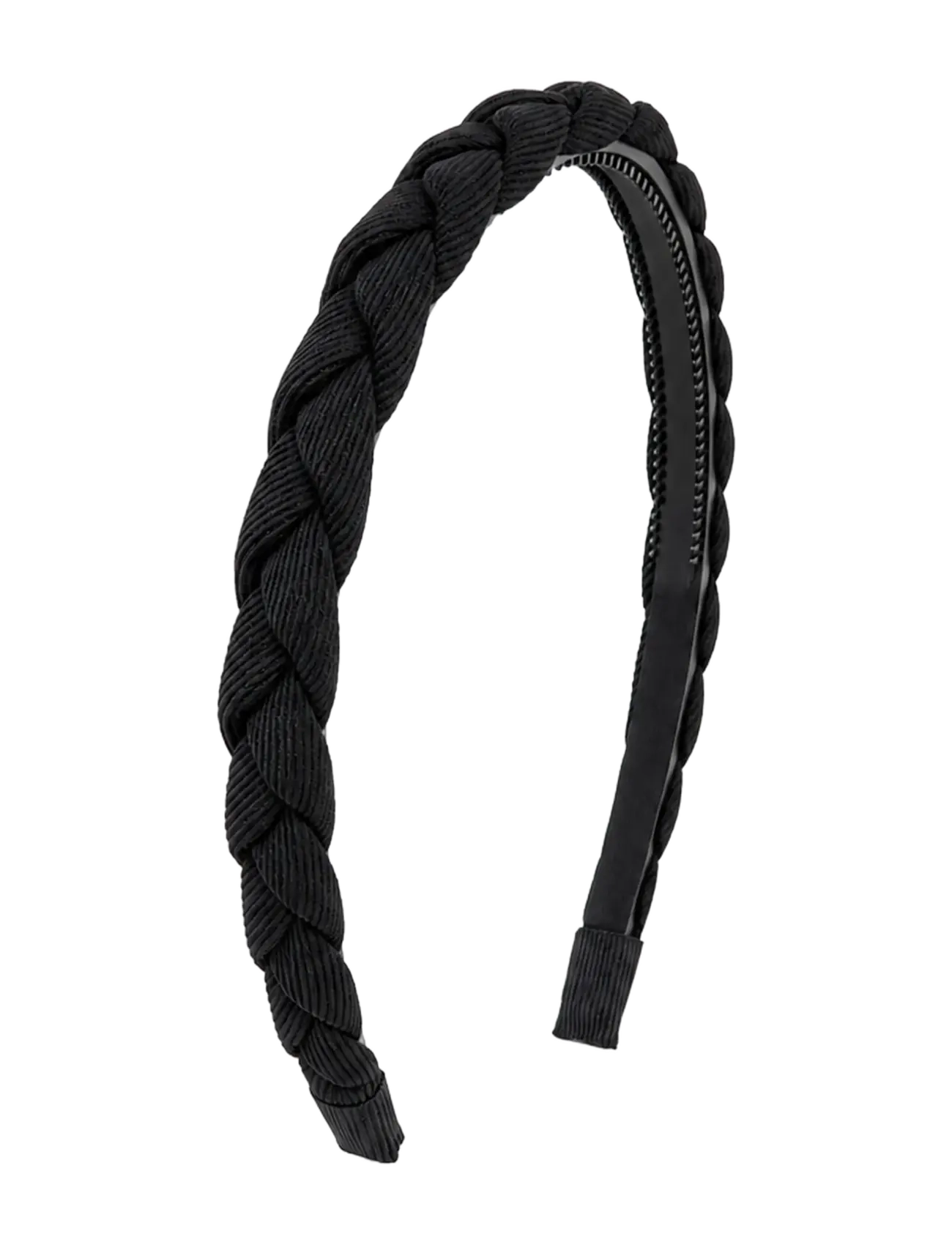 Pipol's Bazaar Braided Diadema black - Hårbånd - BLACK / black