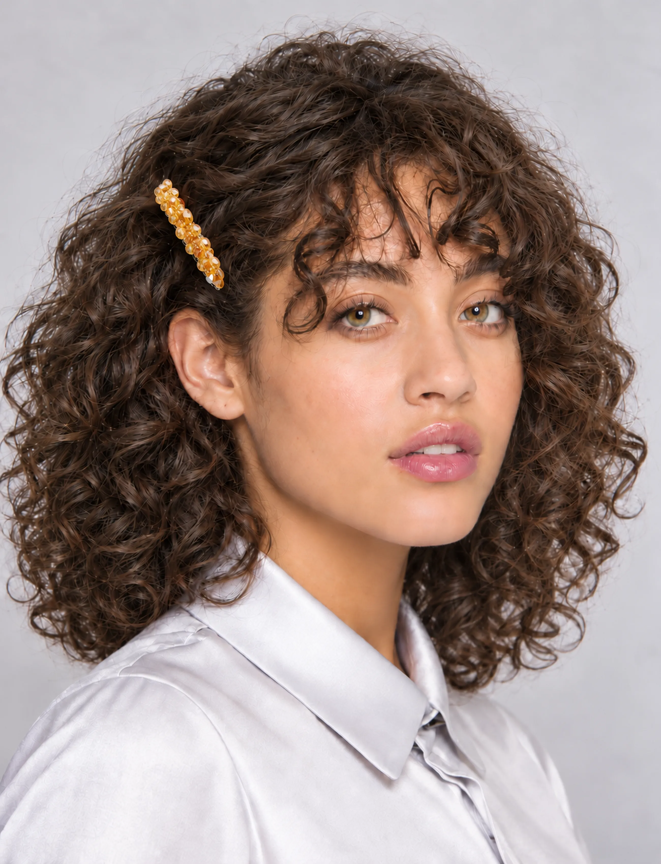 Pipol's Bazaar - Christa Barette Champagne - hair clips - beige - 0